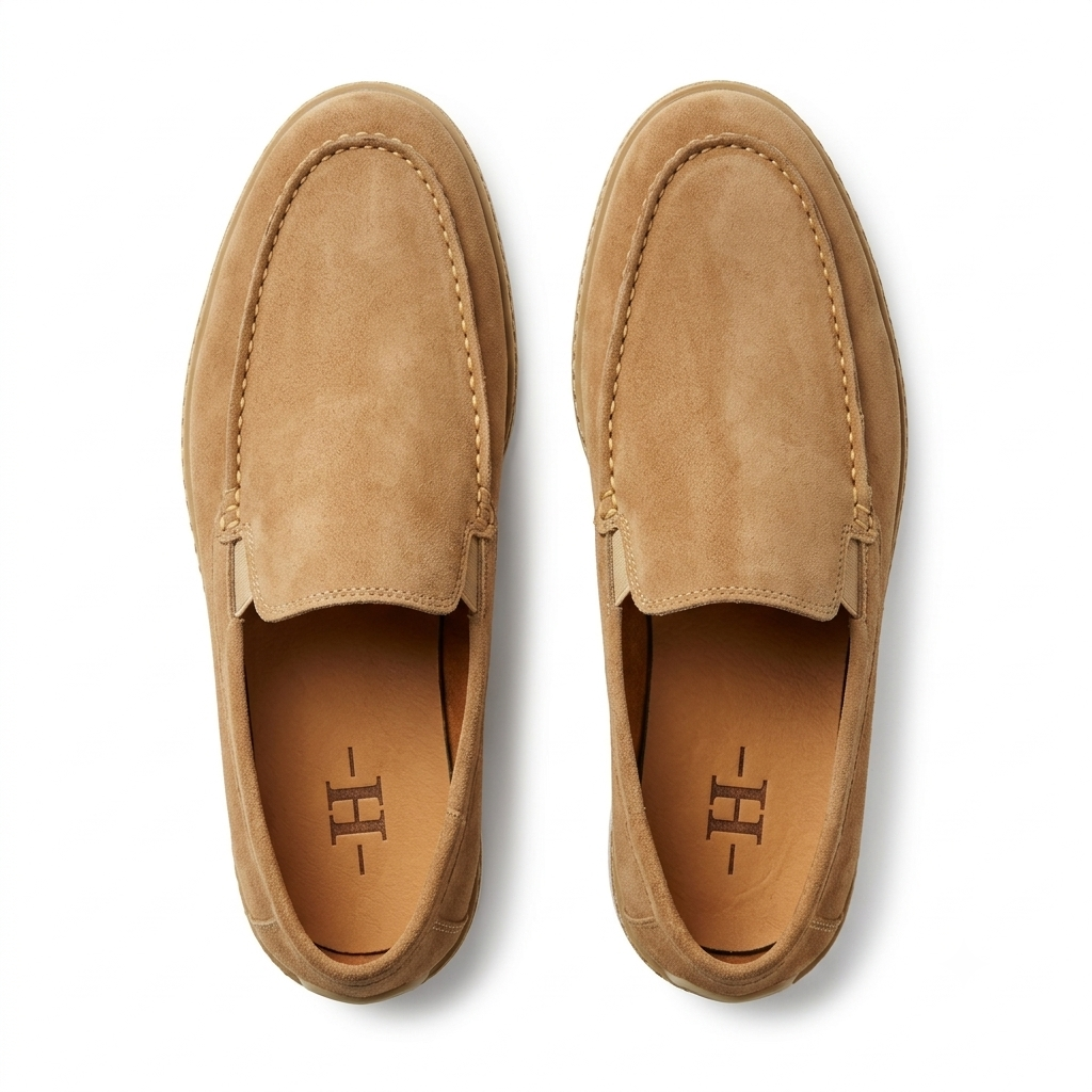 Fernando Premium Suede Leather Slip-On Loafers