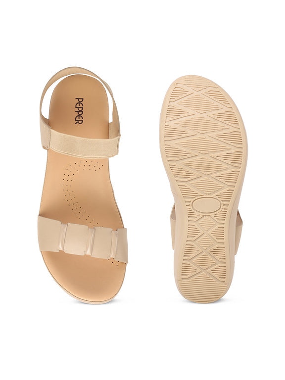 Sasha Cushioned Elastic Sandals