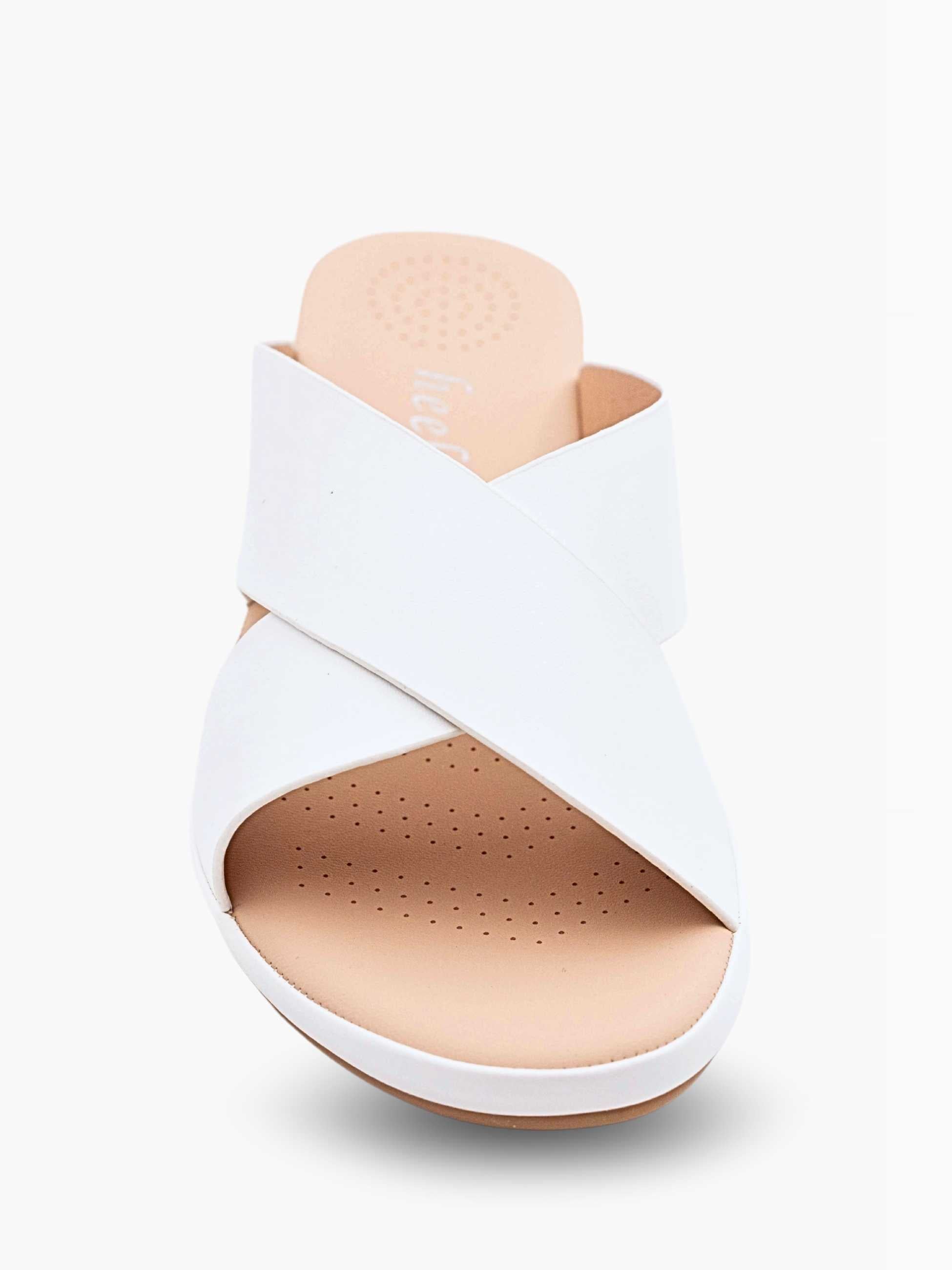 Bliss Cross Wedge Slippers