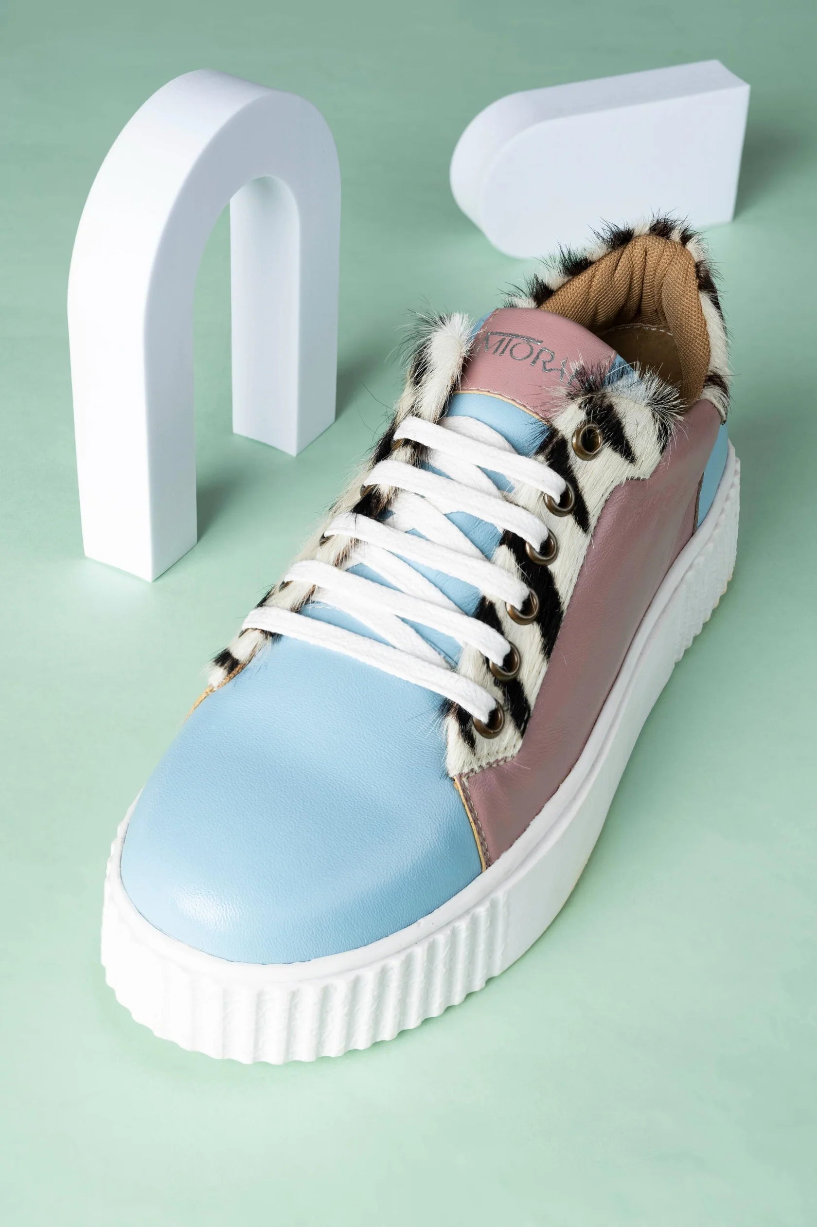 IMPACT Premium Leather Outdoor Chunky Sneakers - The Heels India