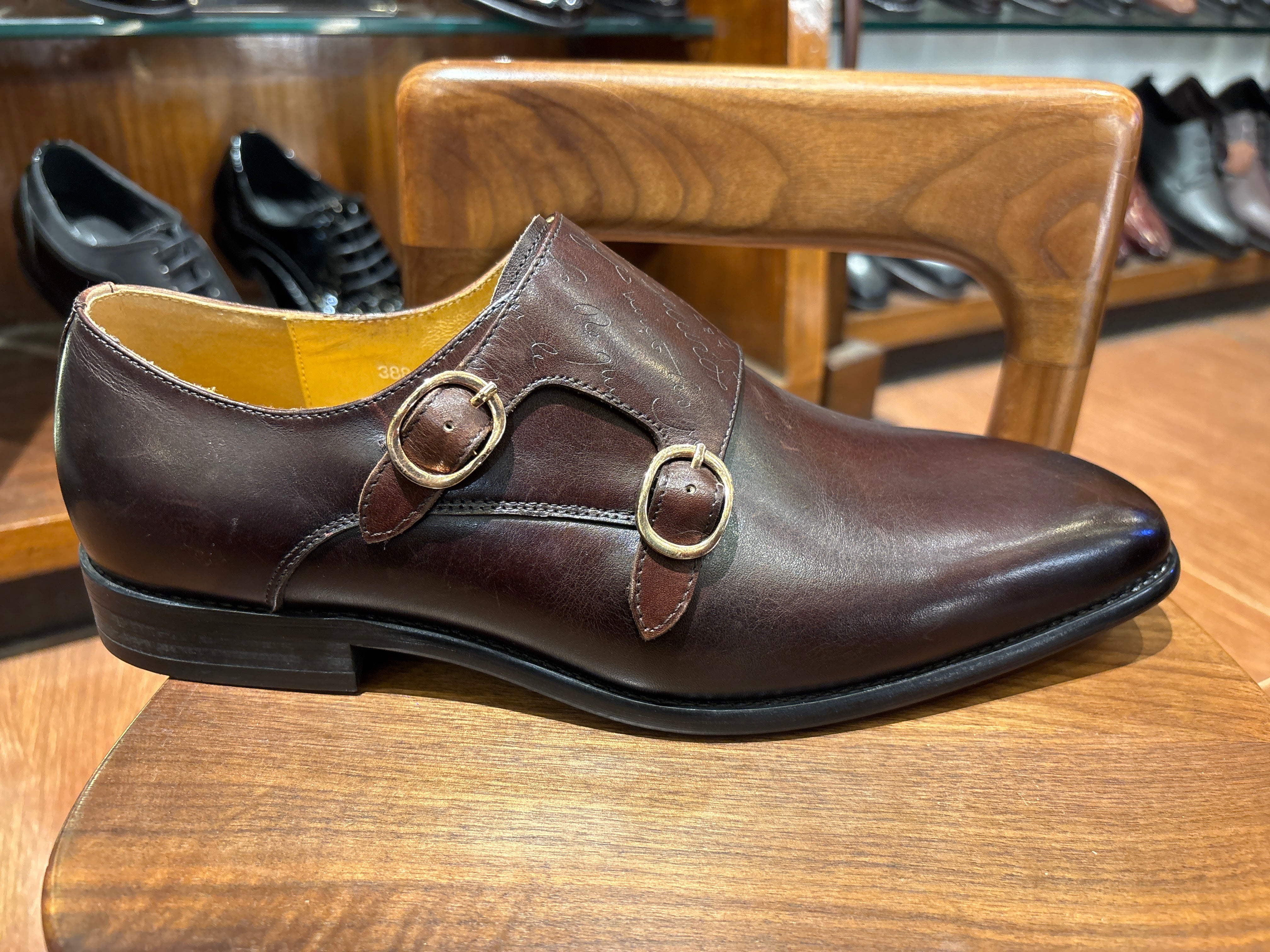 Fredrick Premium Leather Double Monk Strap - The Heels India
