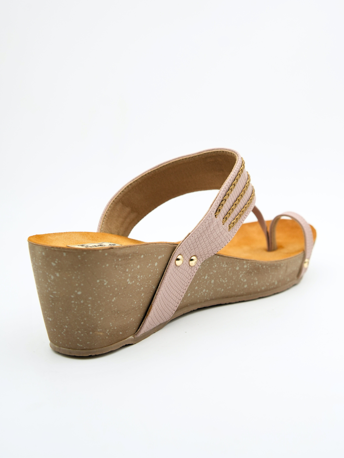 Zehra Wedge Heel Kohlapuris - The Heels India