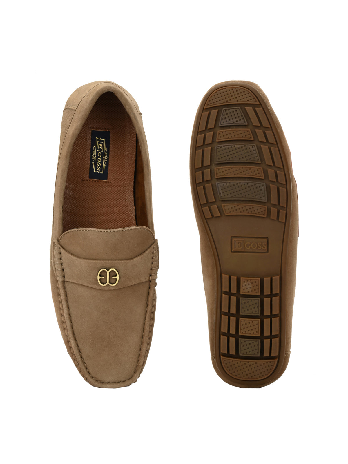 Ascend Sand Leather Loafers - The Heels India