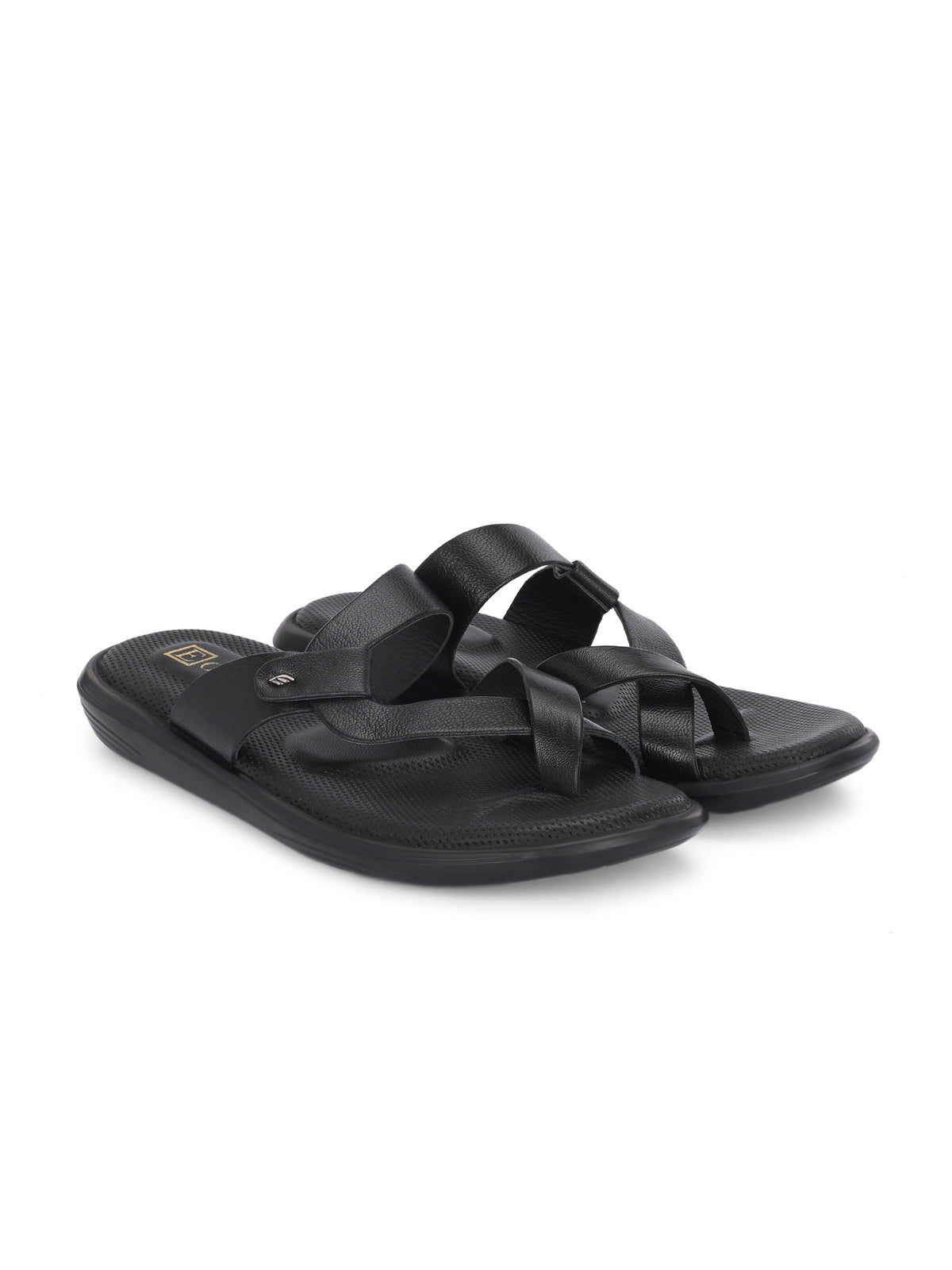 Cleo Cushion Leather Thumb Slippers - The Heels India