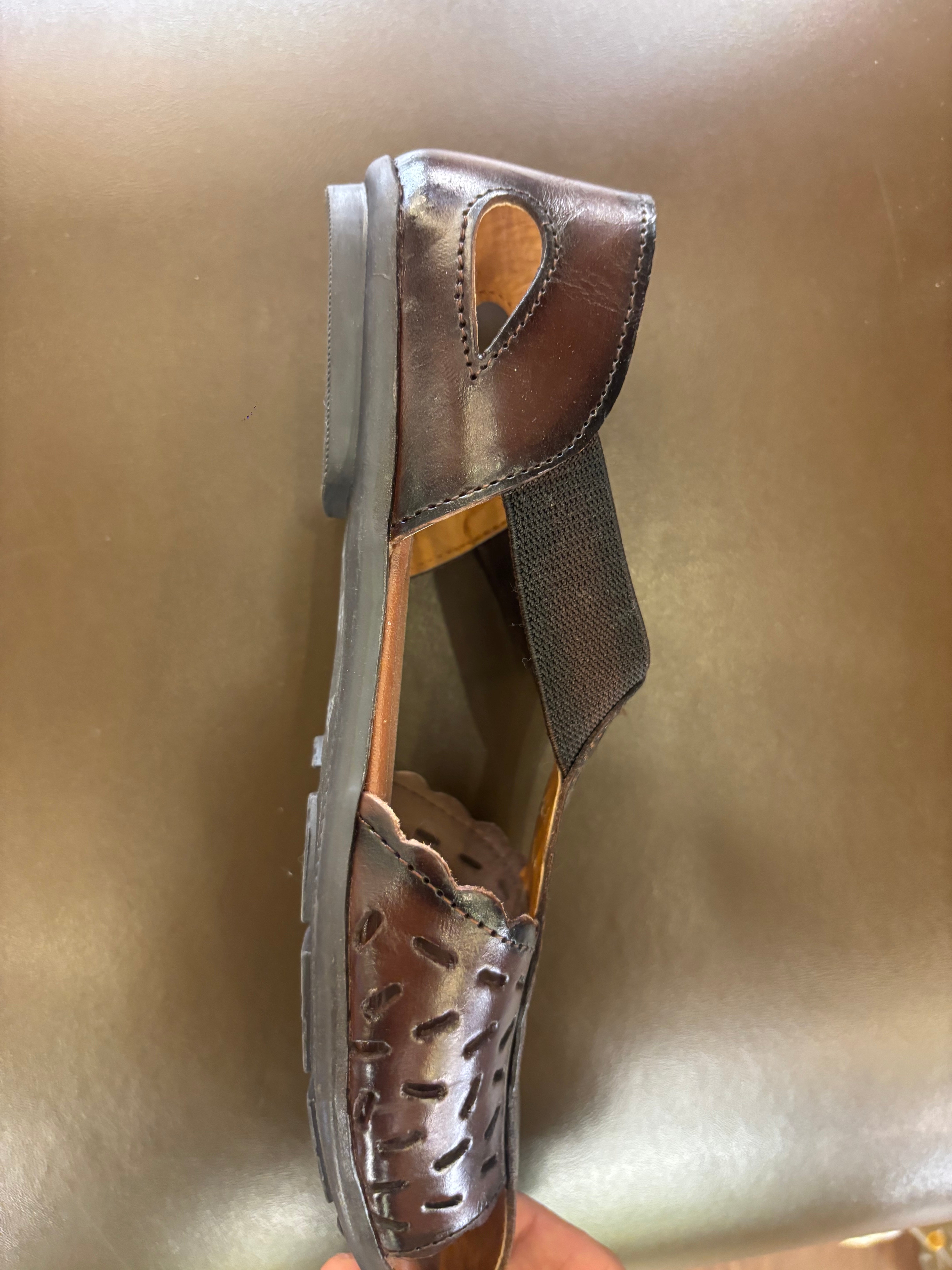 Fida Ethnic Leather Roman Sandals