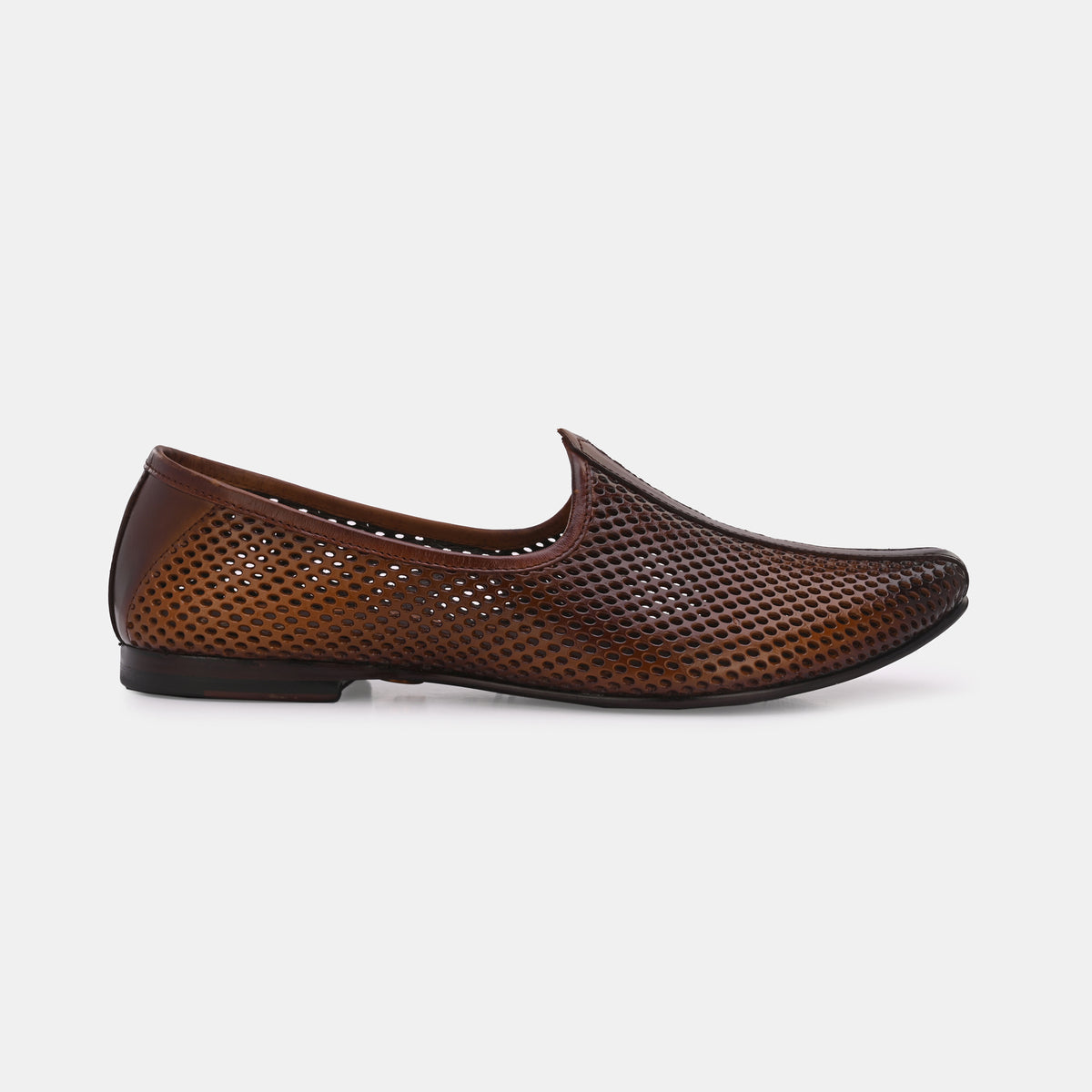 Diana Tan Handcrafted Leather Juttis - The Heels India