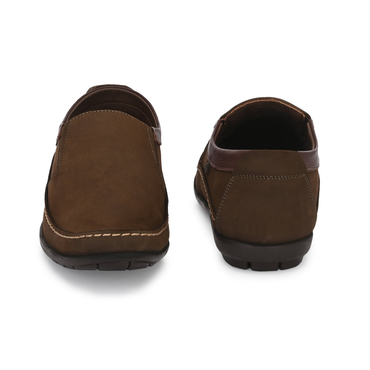 Sienna Leather Casual Slip-On Shoes - The Heels India