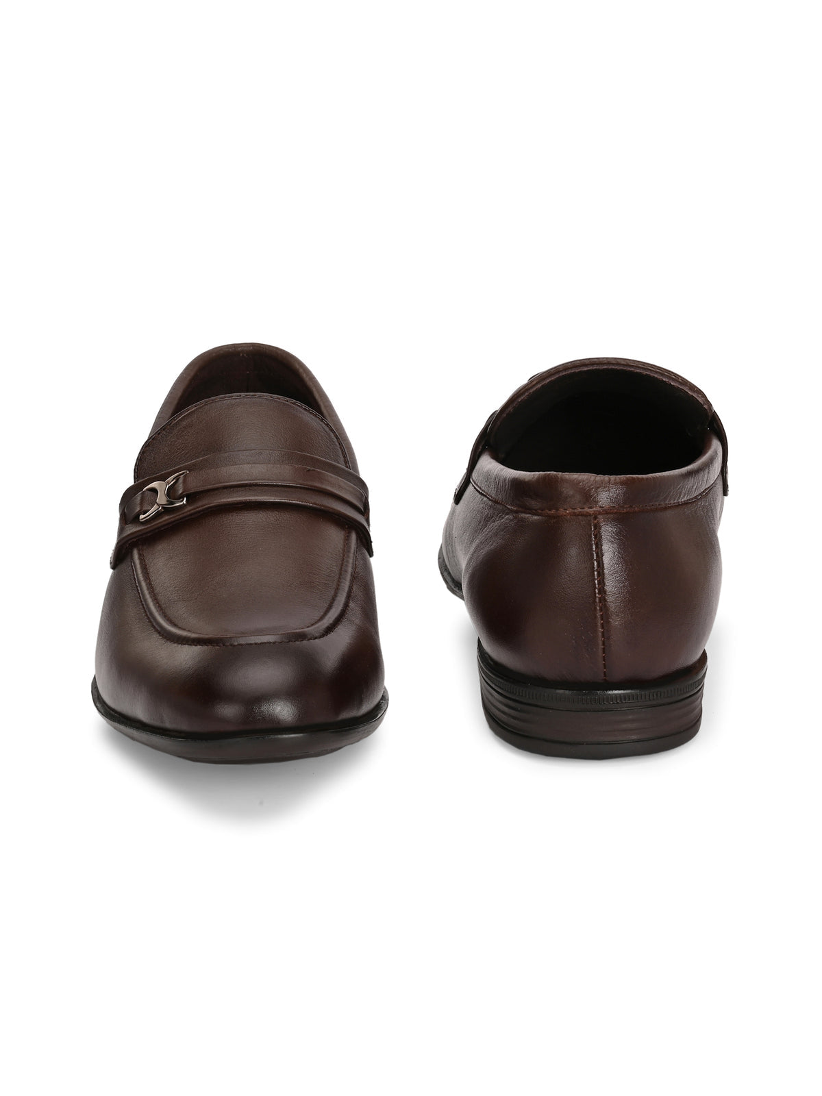 Jaydon Leather Formal Moccasins - The Heels India