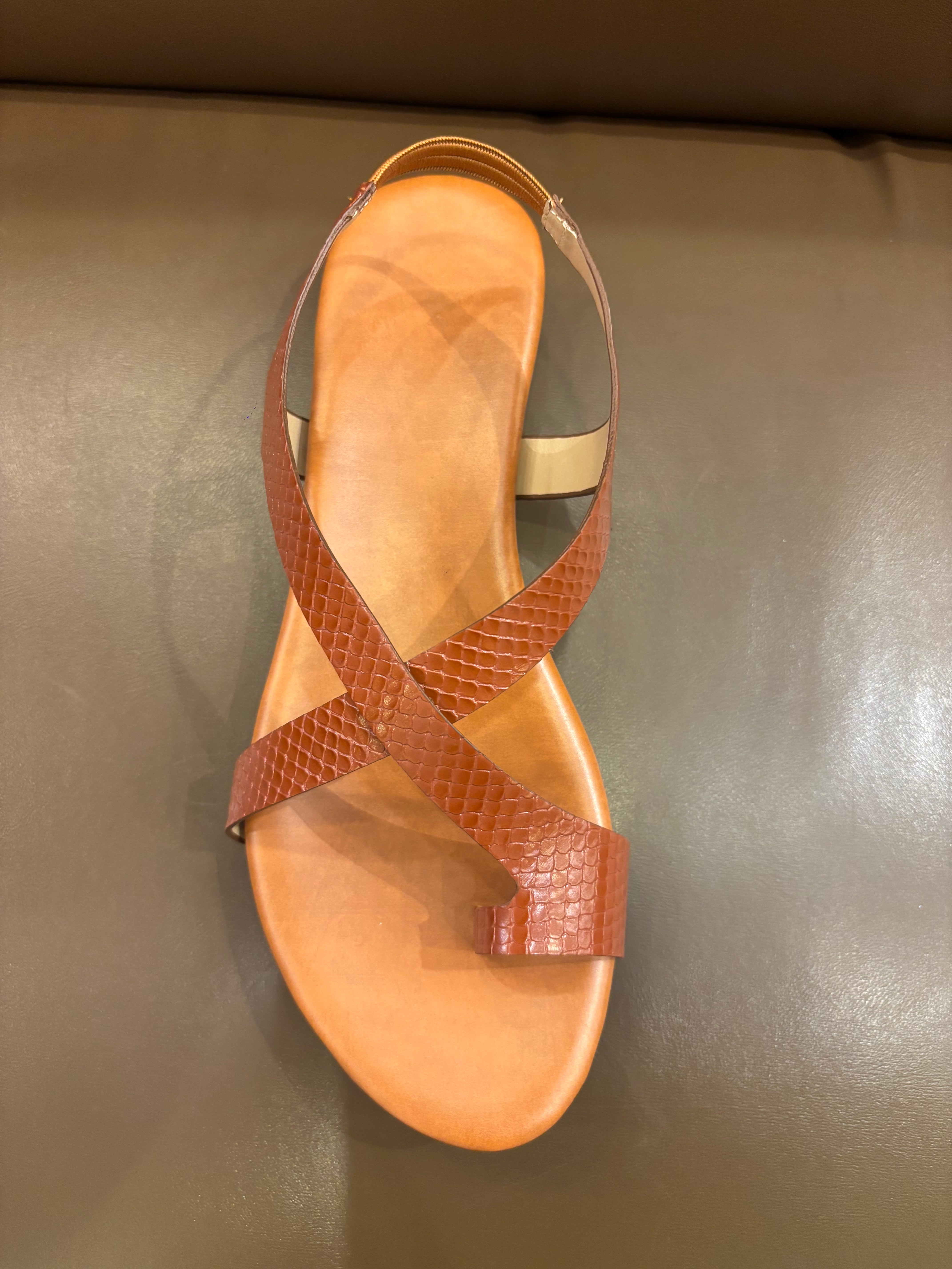 Bonita Cushioned Comfort Back Elastic Thumb Sandals