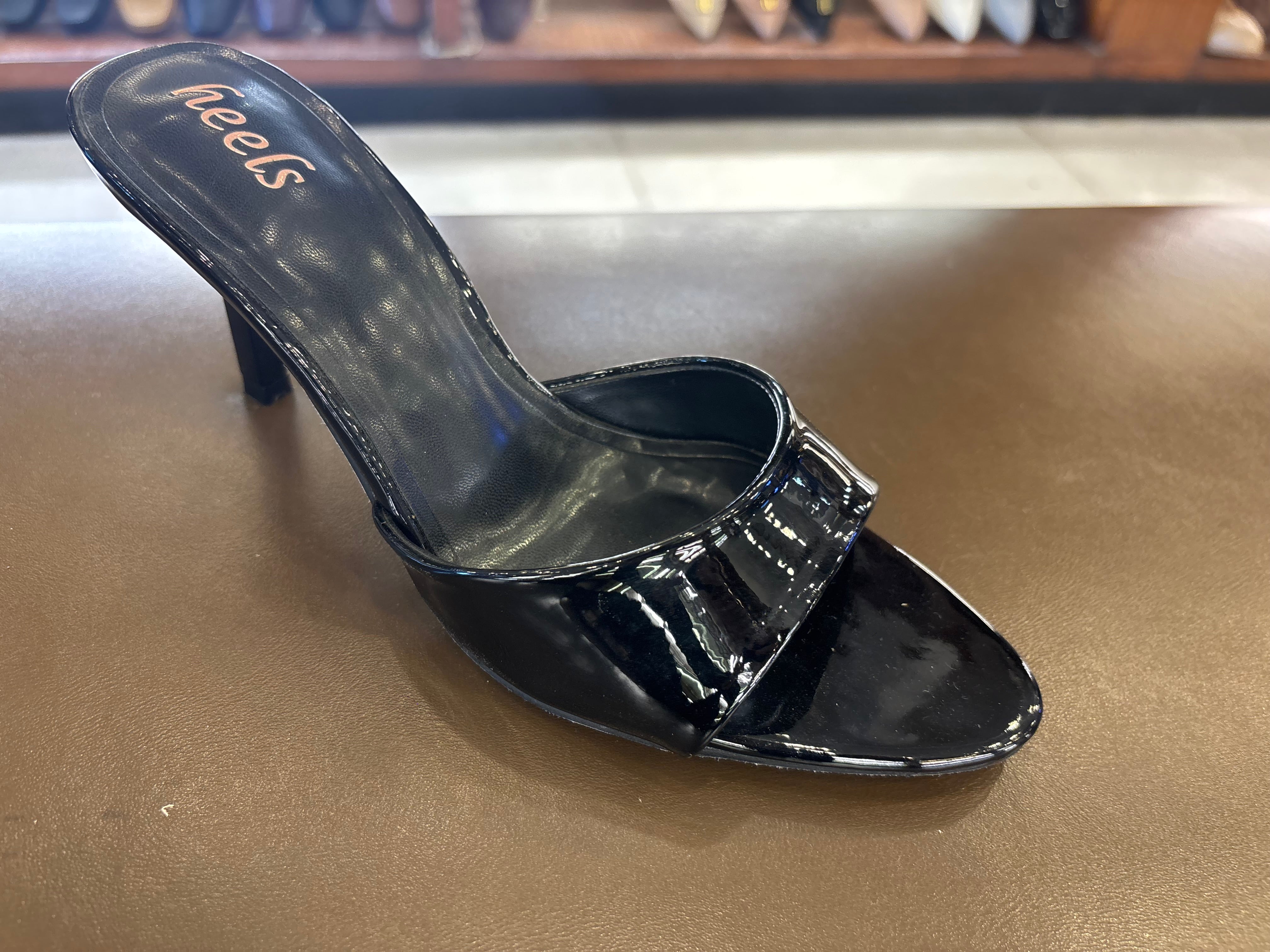 Ellie Premium Patent Pencil Heels