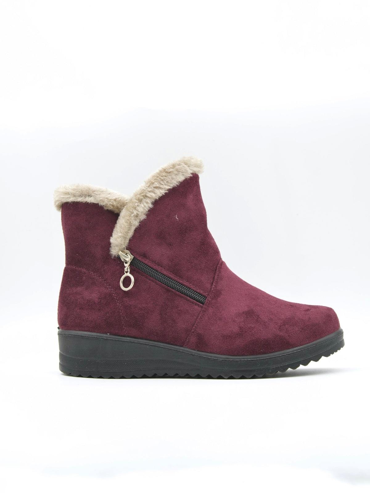 Claire Suede Fur Boots