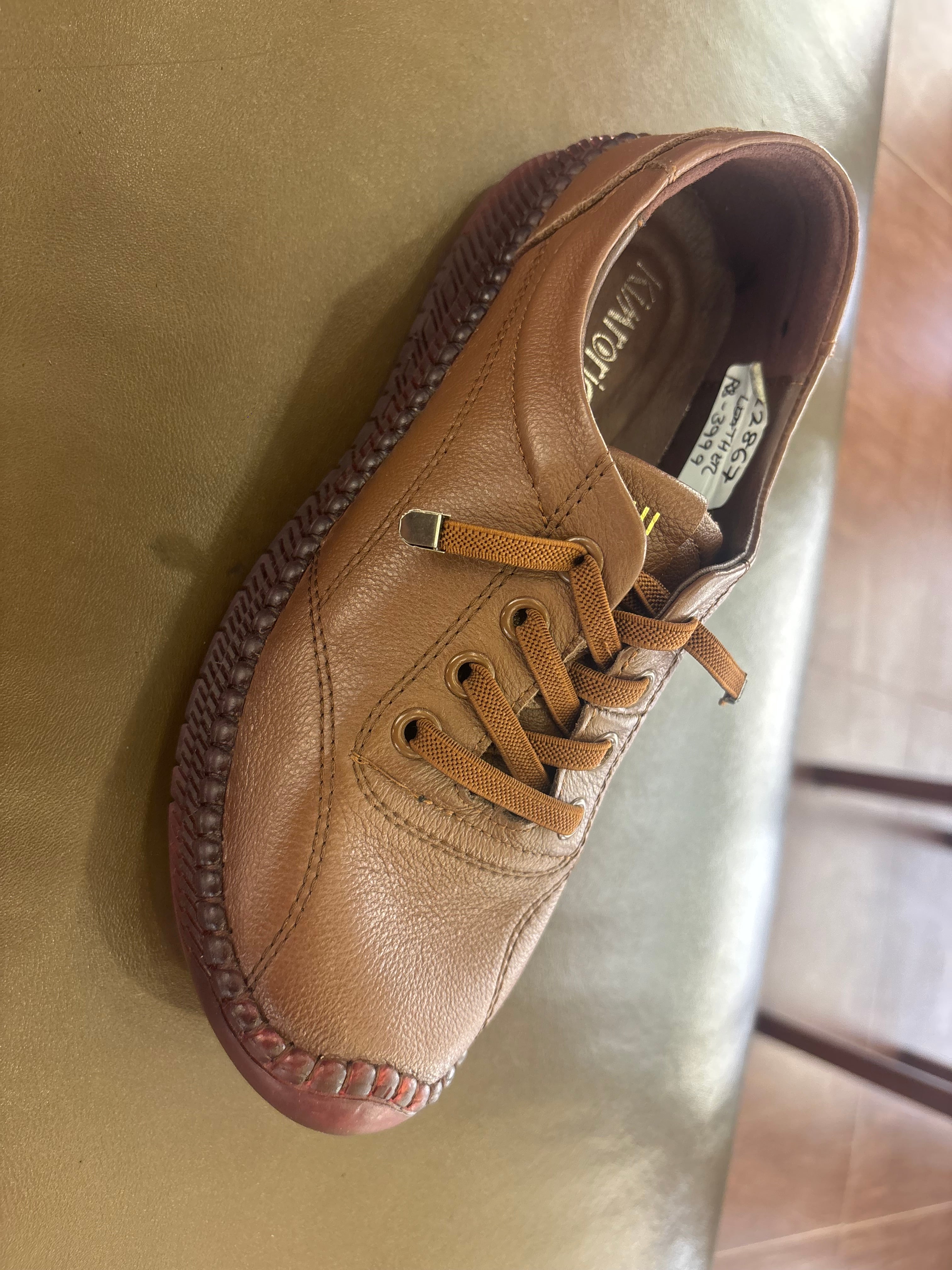 Serena Premium Leather Comfort Derby Lace Loafers