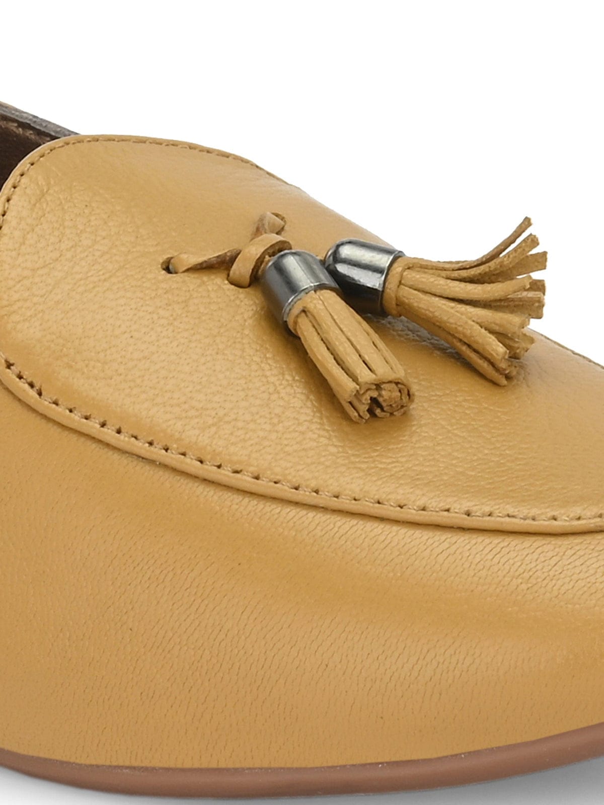 Katie Leather Tassel Loafers