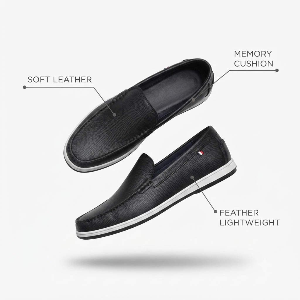 Lorente Premium Leather Casual Comfort Loafers