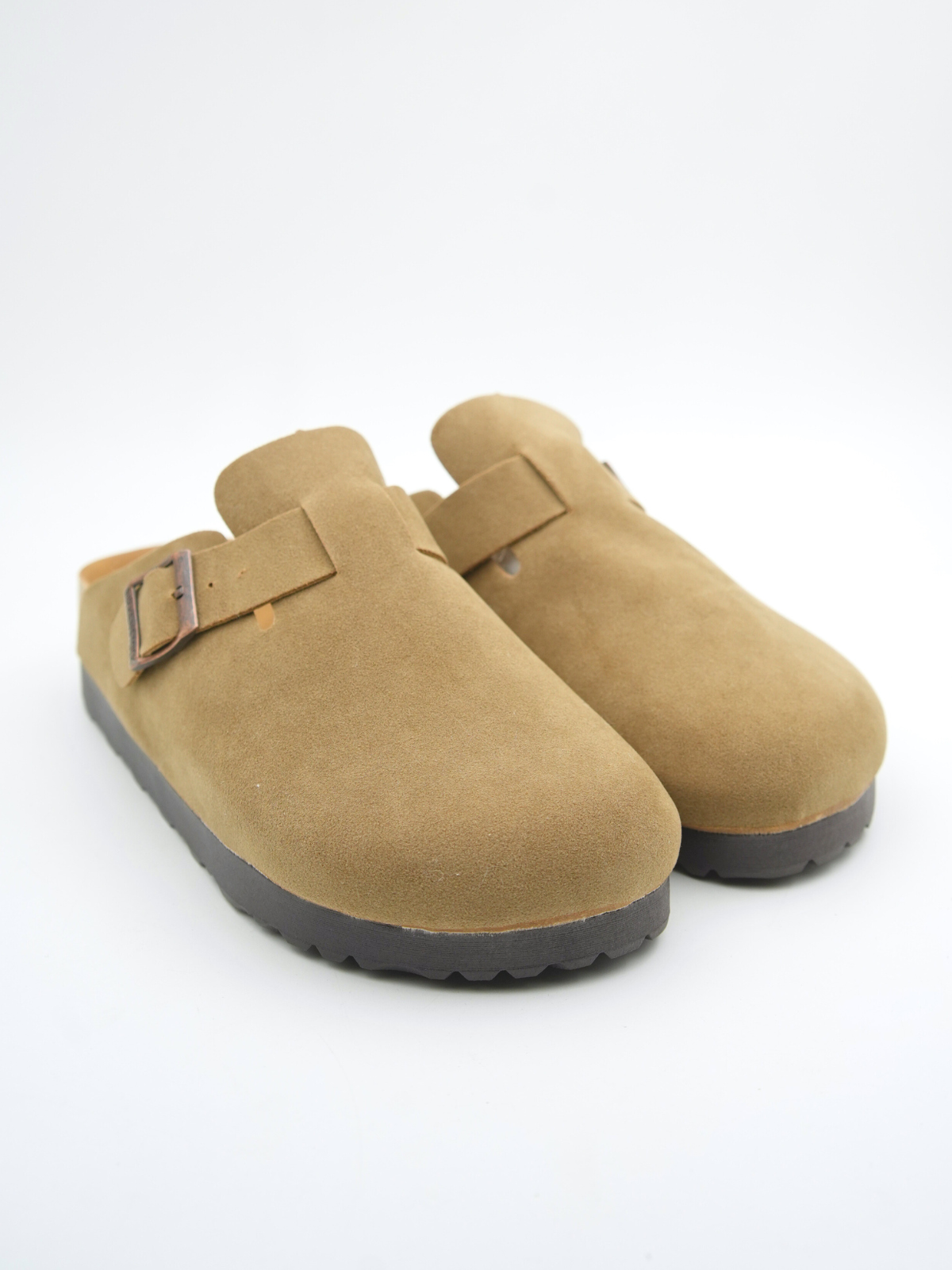 Liza Suede Slip on Clogs