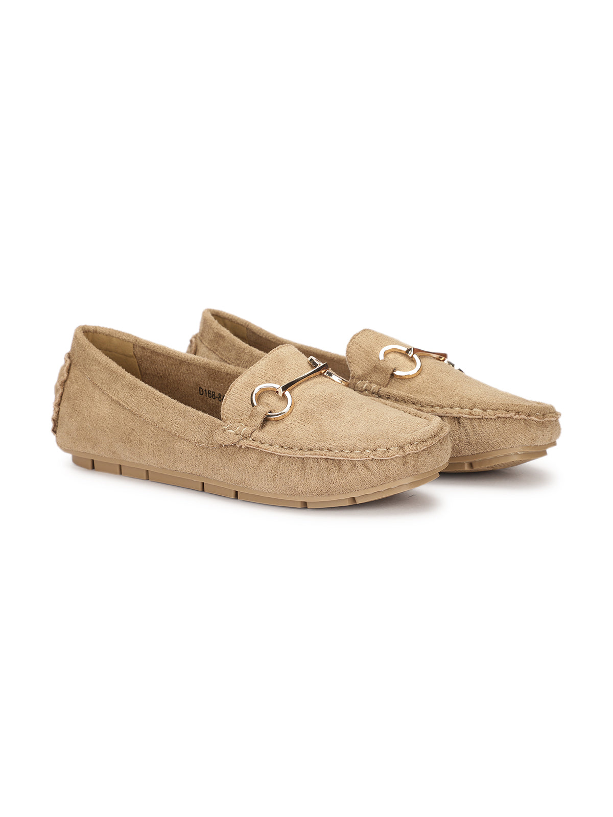 Olivia Suede Buckled Winter Loafers