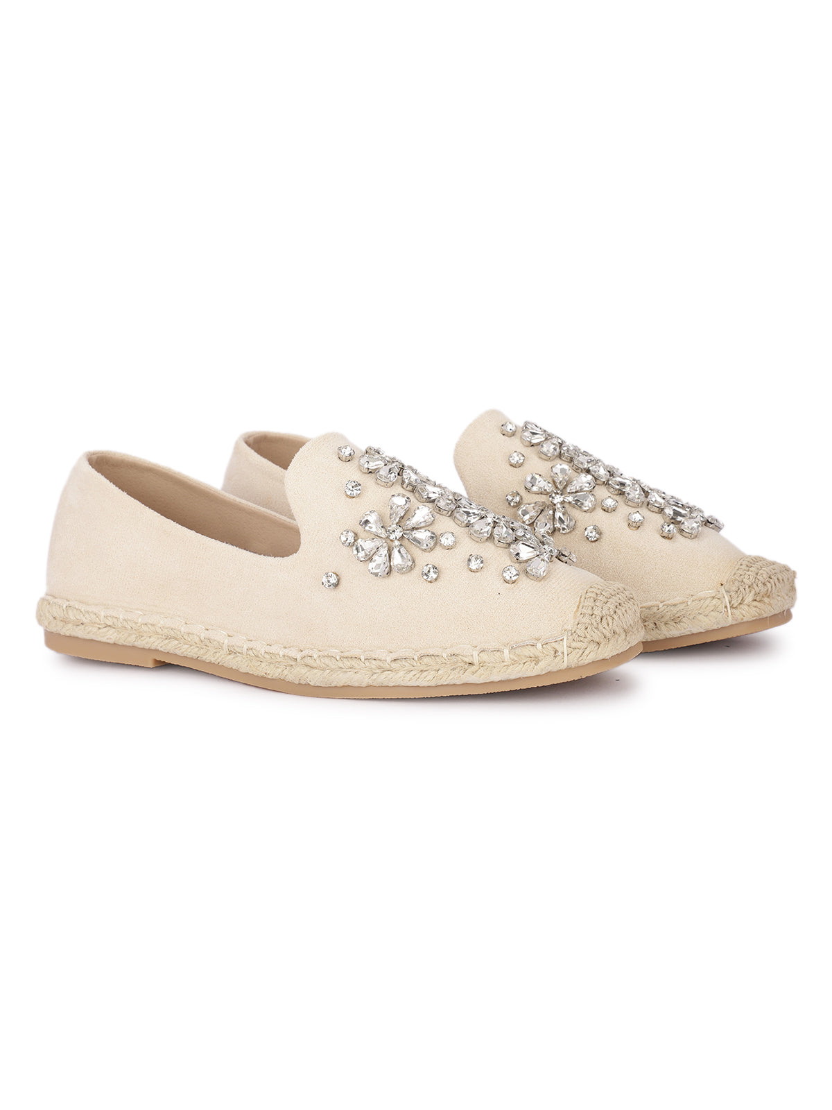 Isola Embellished Flat Espadrilles