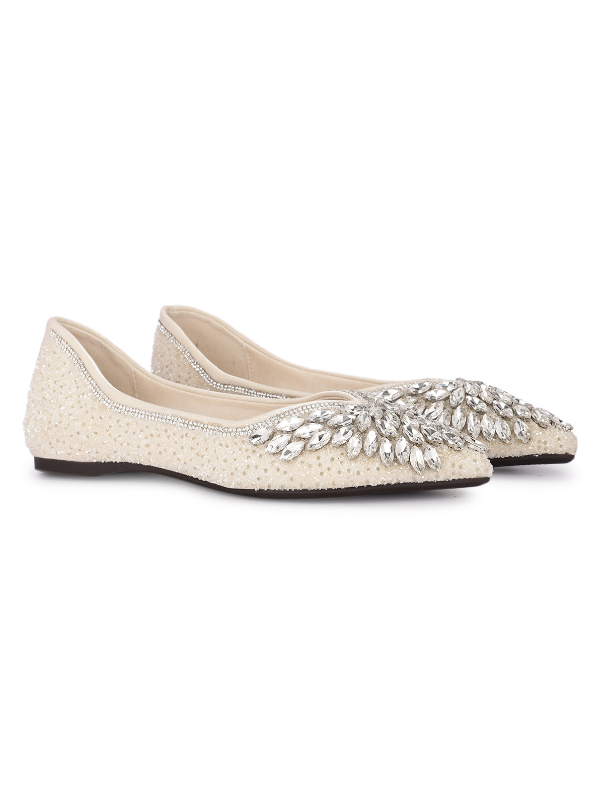 Bonita Bling Embellished Ballerinas
