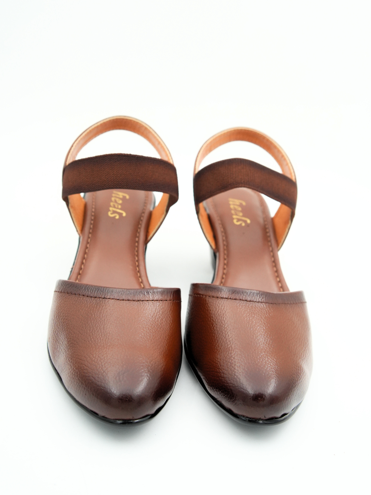 Marcia Leather Block Heel Pumps