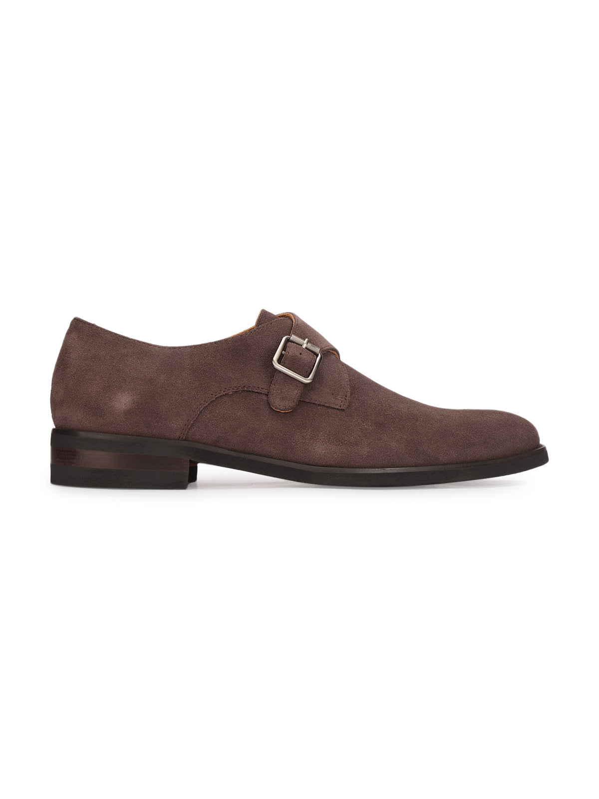 Salvatore Suede Leather Monk Strap
