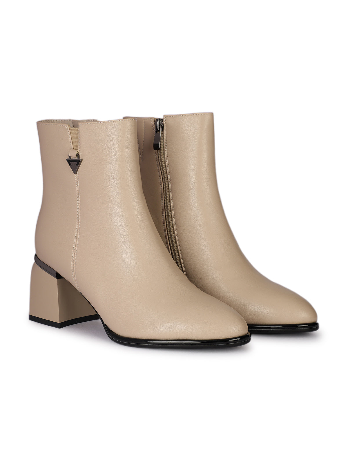 Verona Luxe Premium Winter Ankle Block Heel Boots