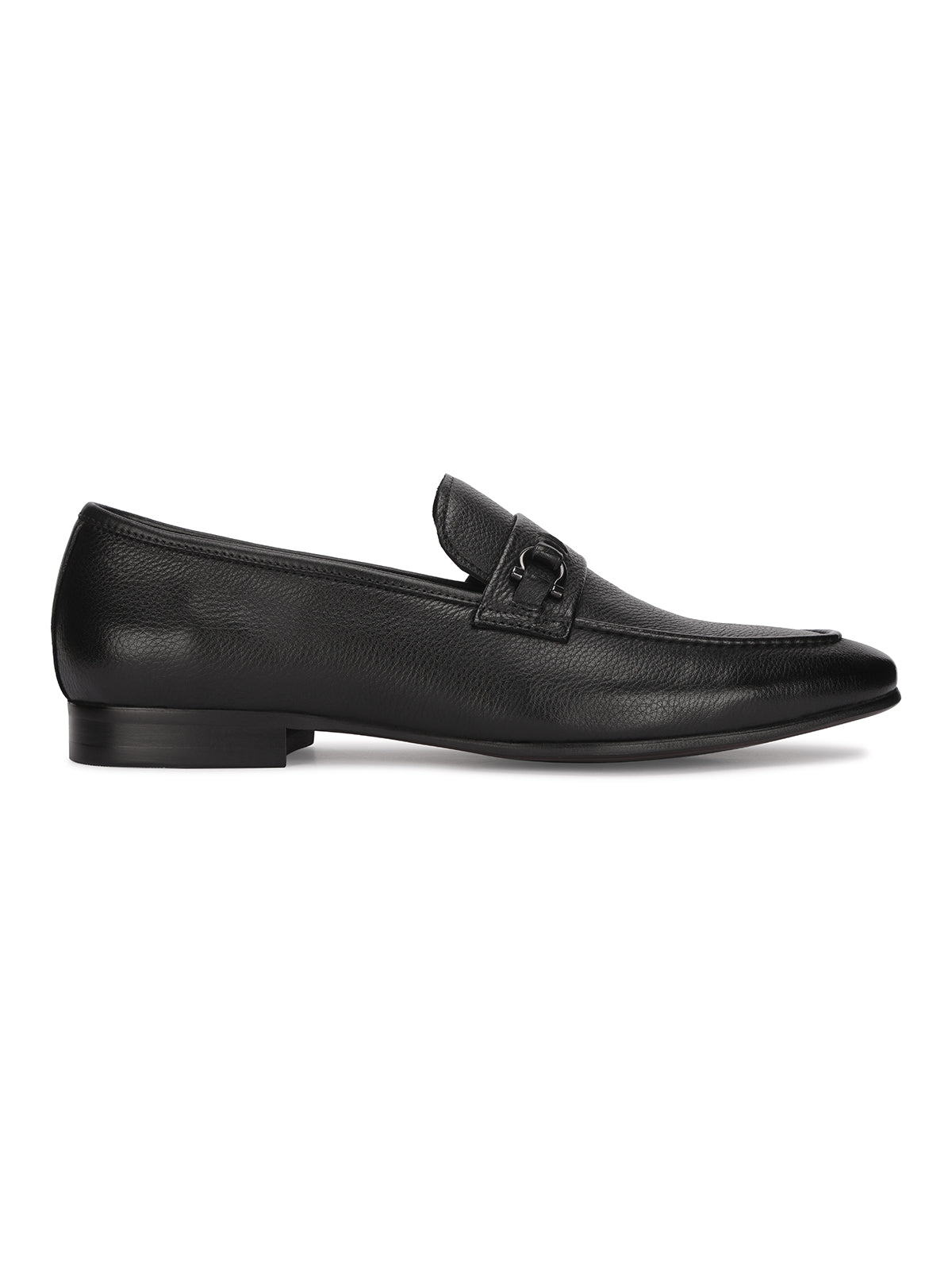 Fred Premium Black Formal Moccasins