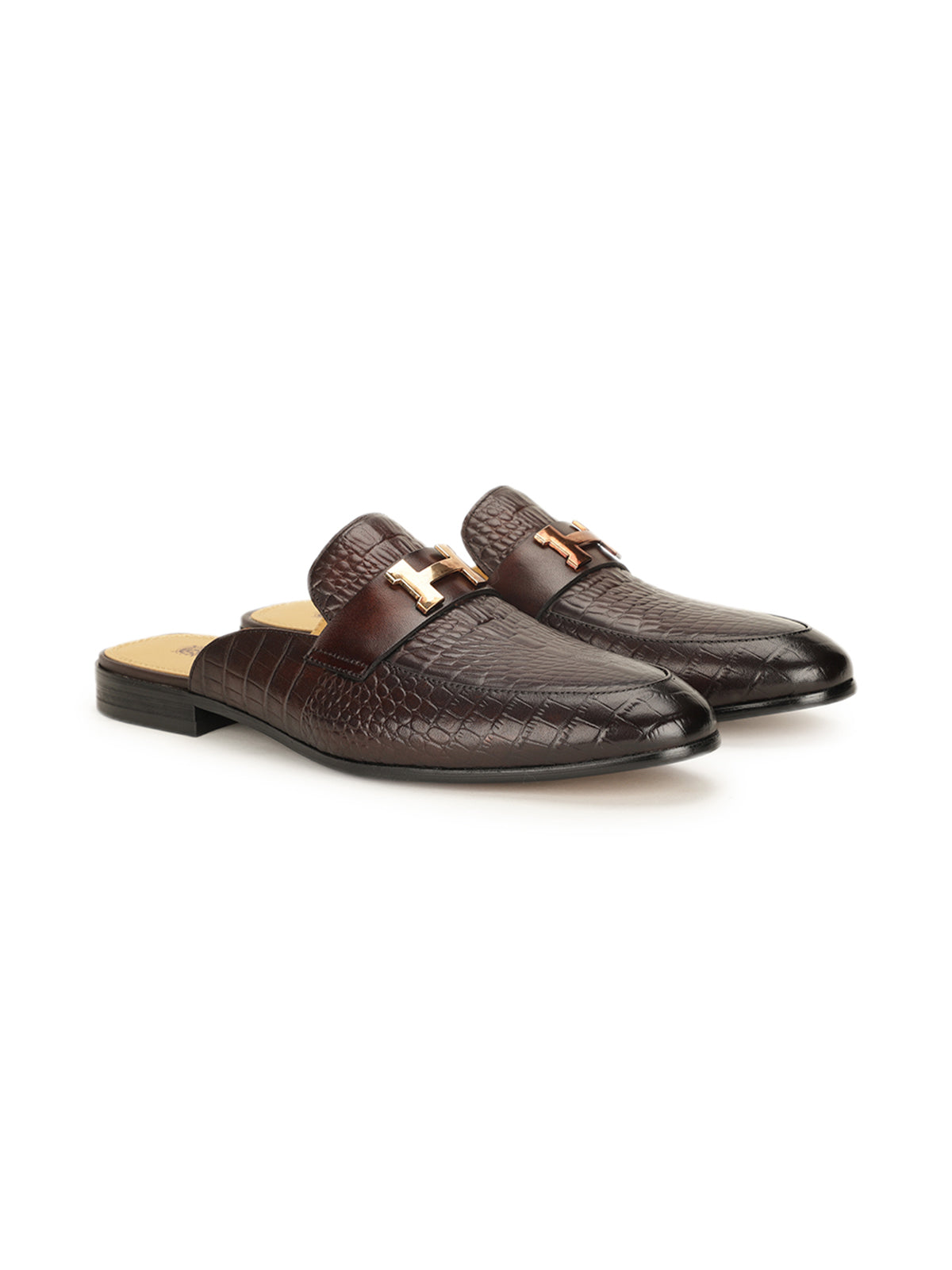 Marcus Premium Leather Mules