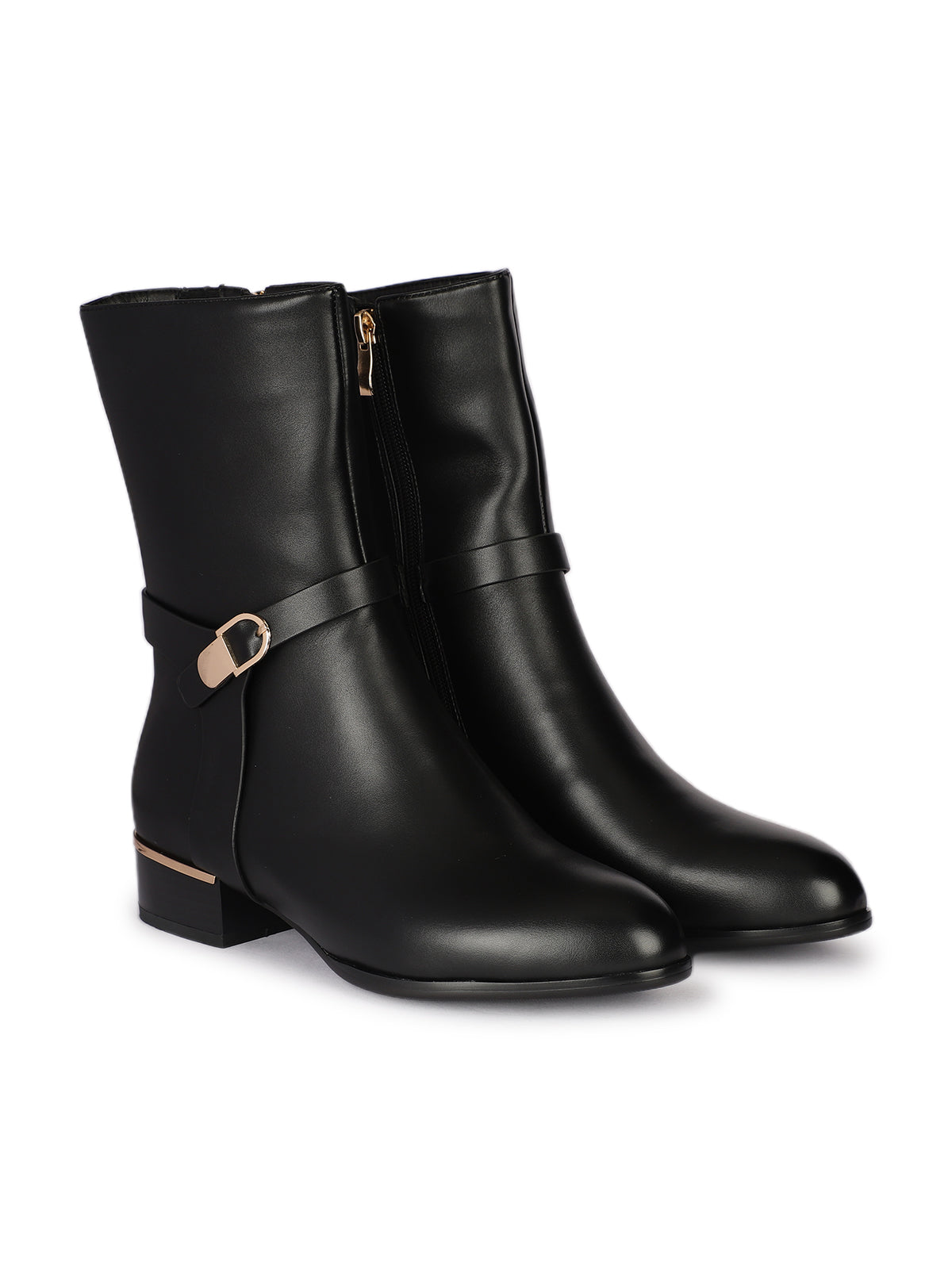 Imperia Premium Winter Ankle Low Heel Boots