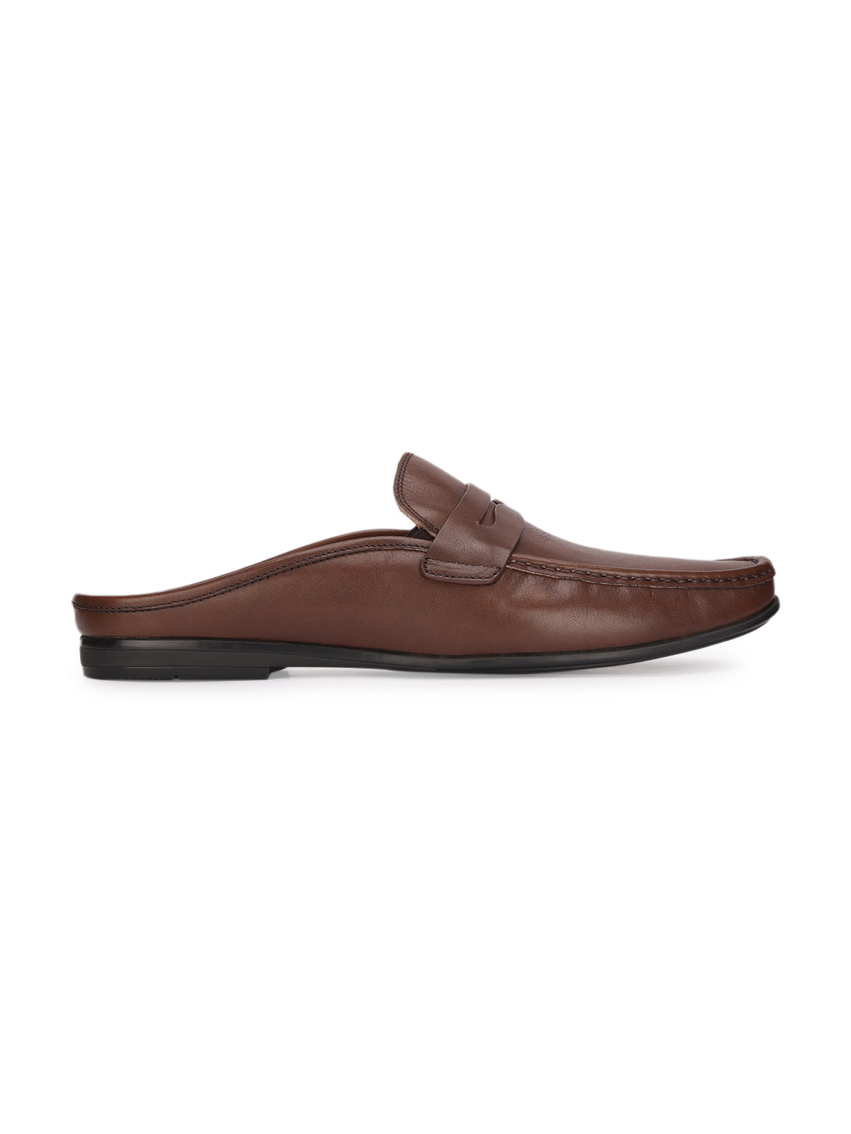 Adrian Premium Leather Back Open Mules