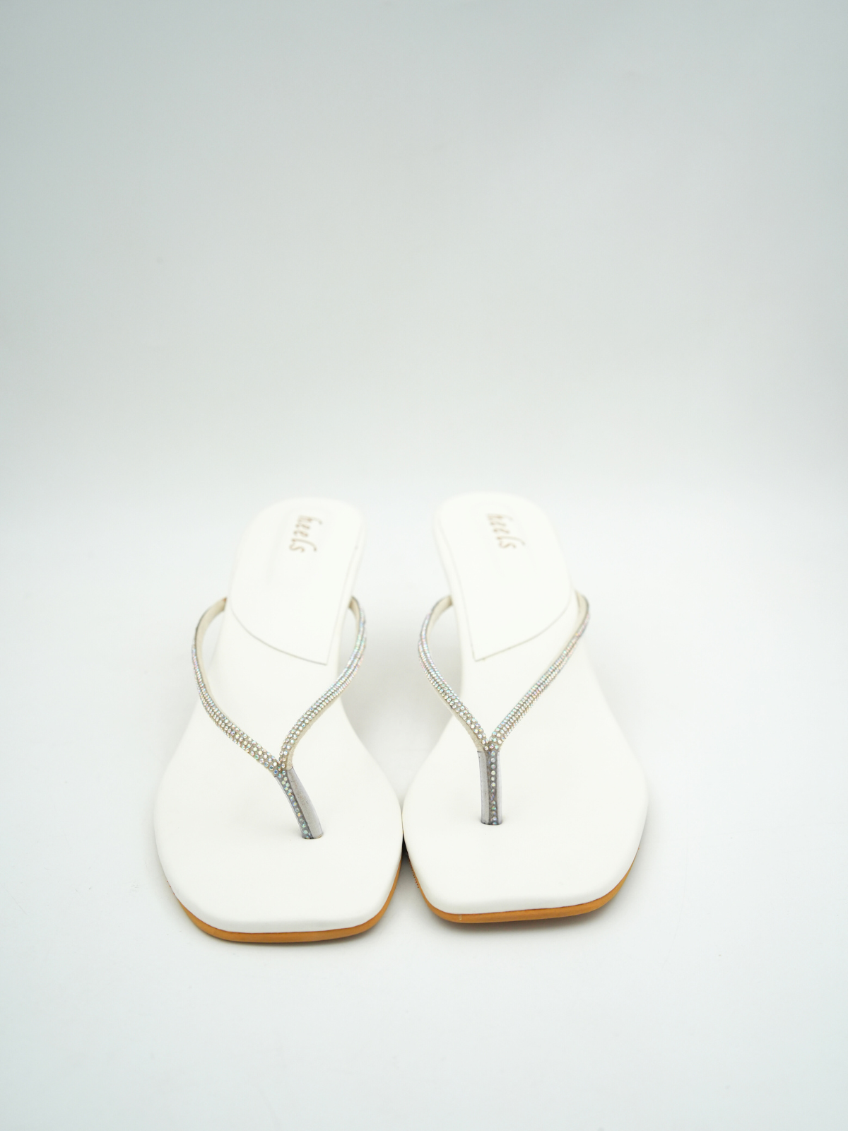 Azzura V Shape Bling Kitten Heels