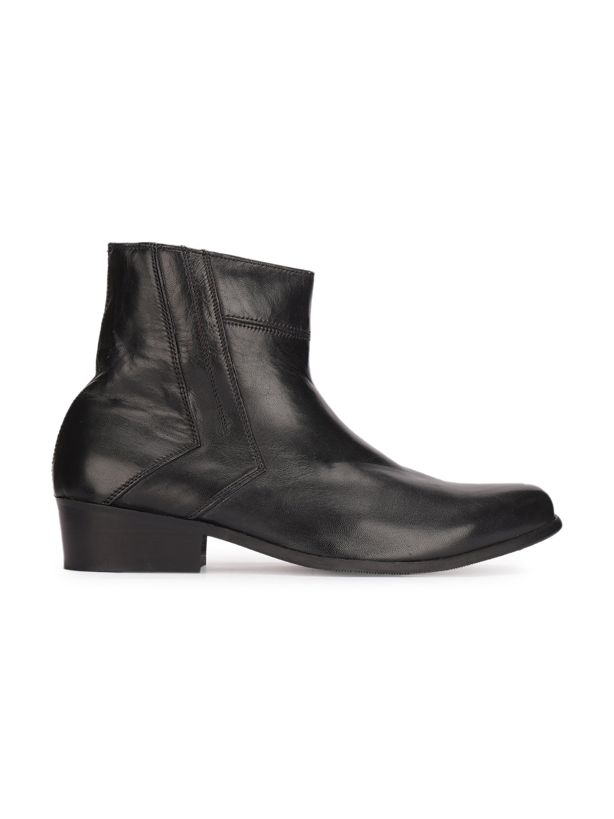 Henry Cuban Heel Leather Boots
