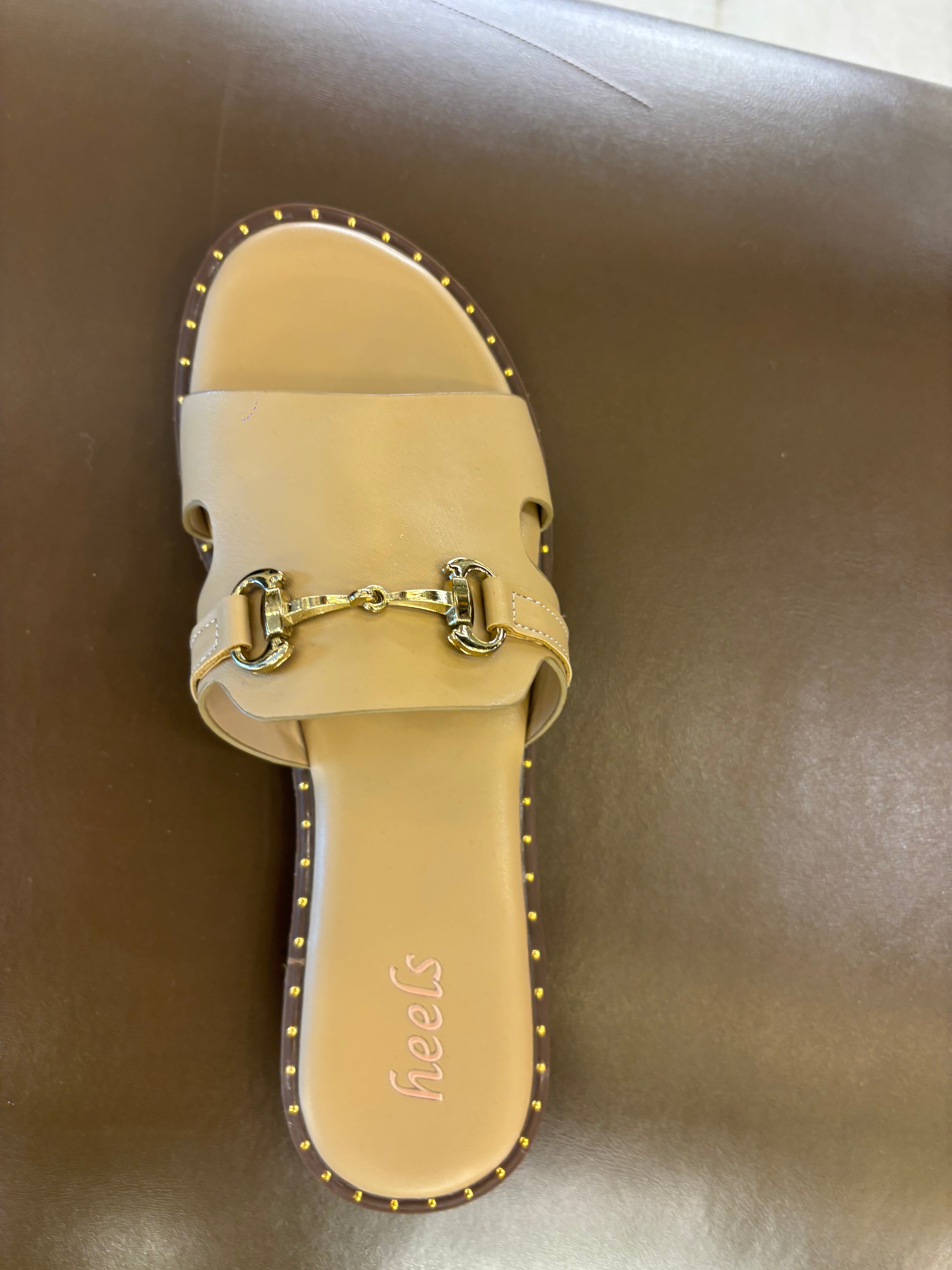 Fenny Cushioned Buckled Summer Sliders