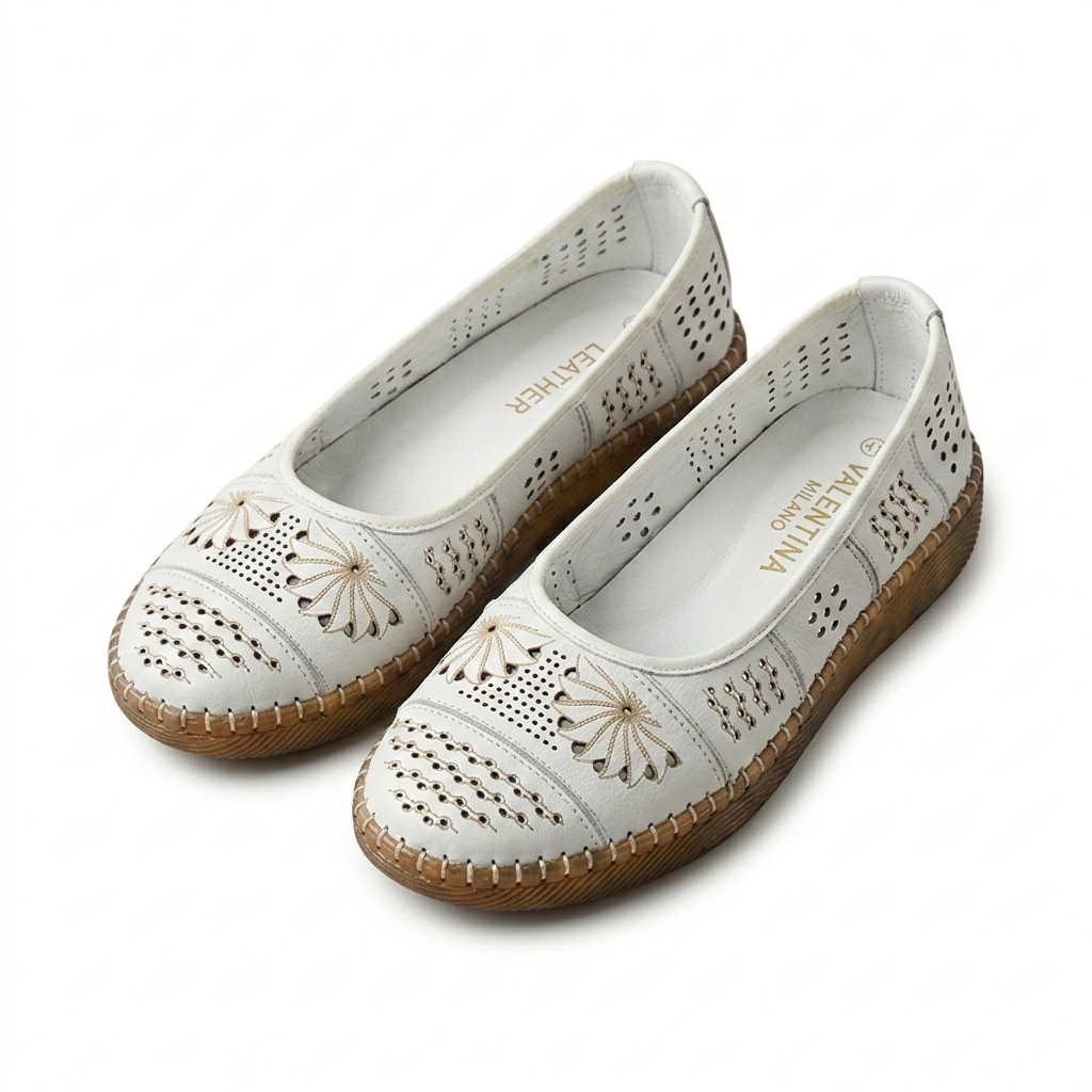 Melanie Premium Leather Multy Comfort Ballerinas