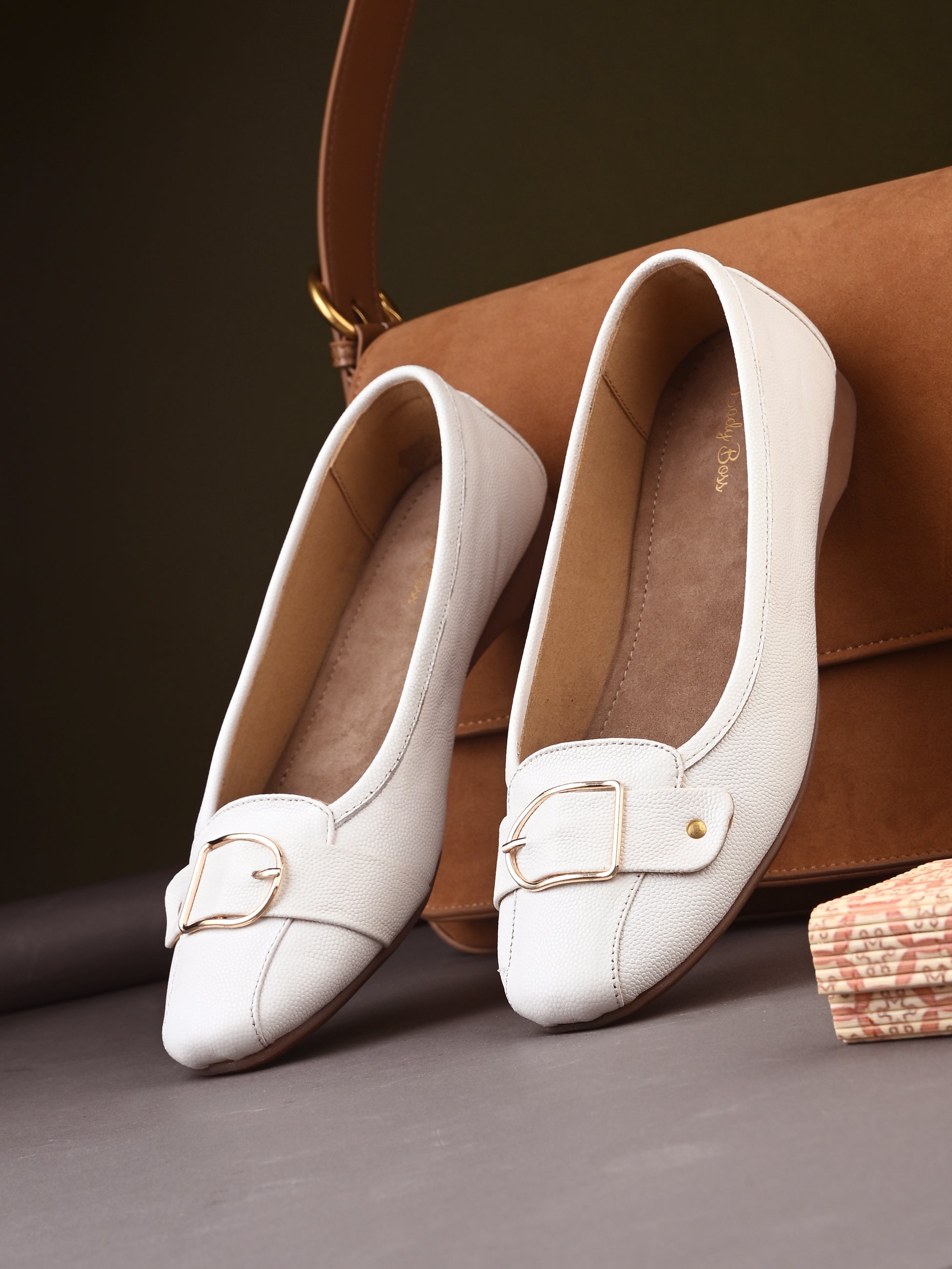 Cosmo Cushioned Leather Loafers - The Heels India