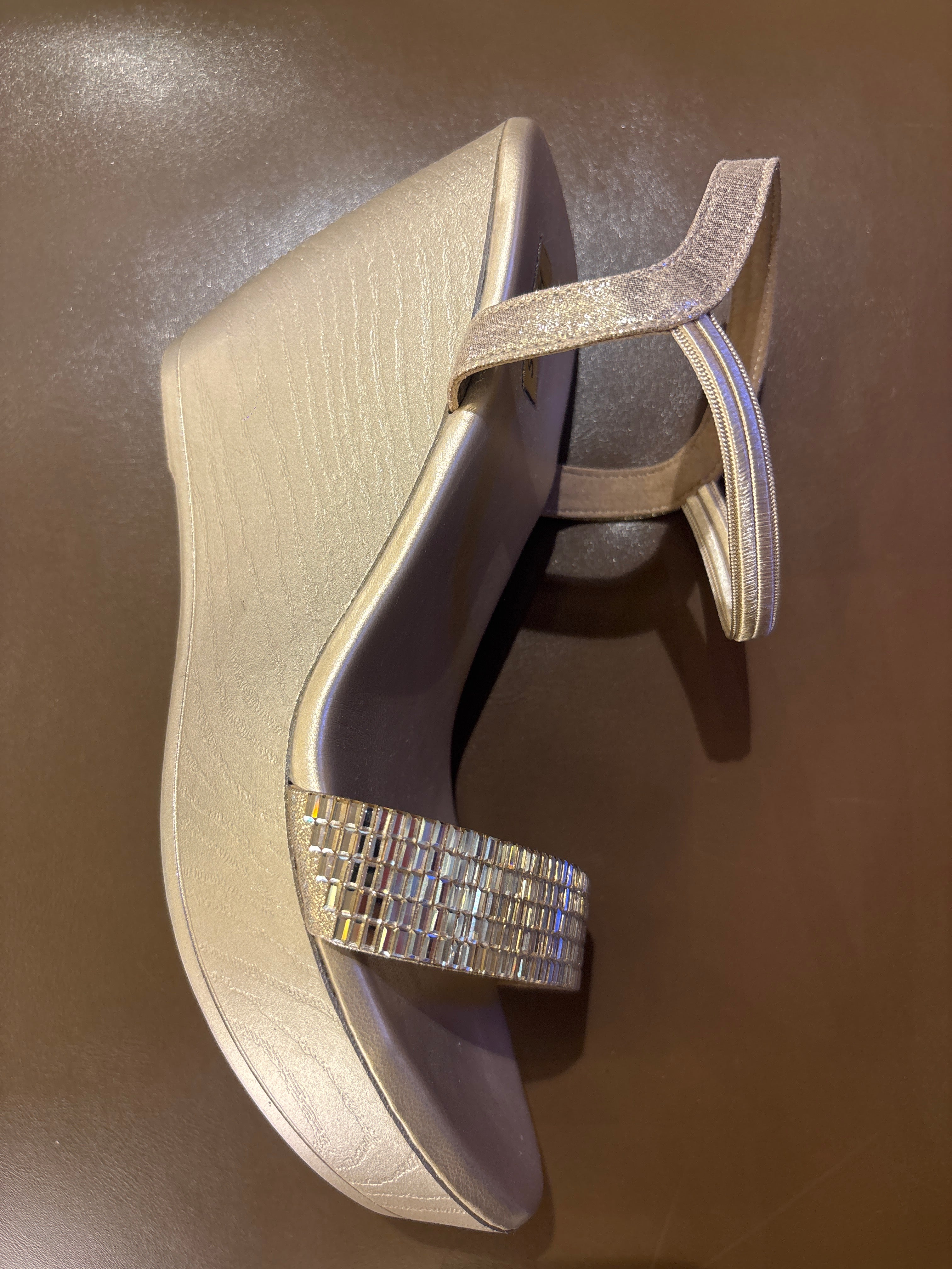 Keira Bling Wedge Party Heels - The Heels India