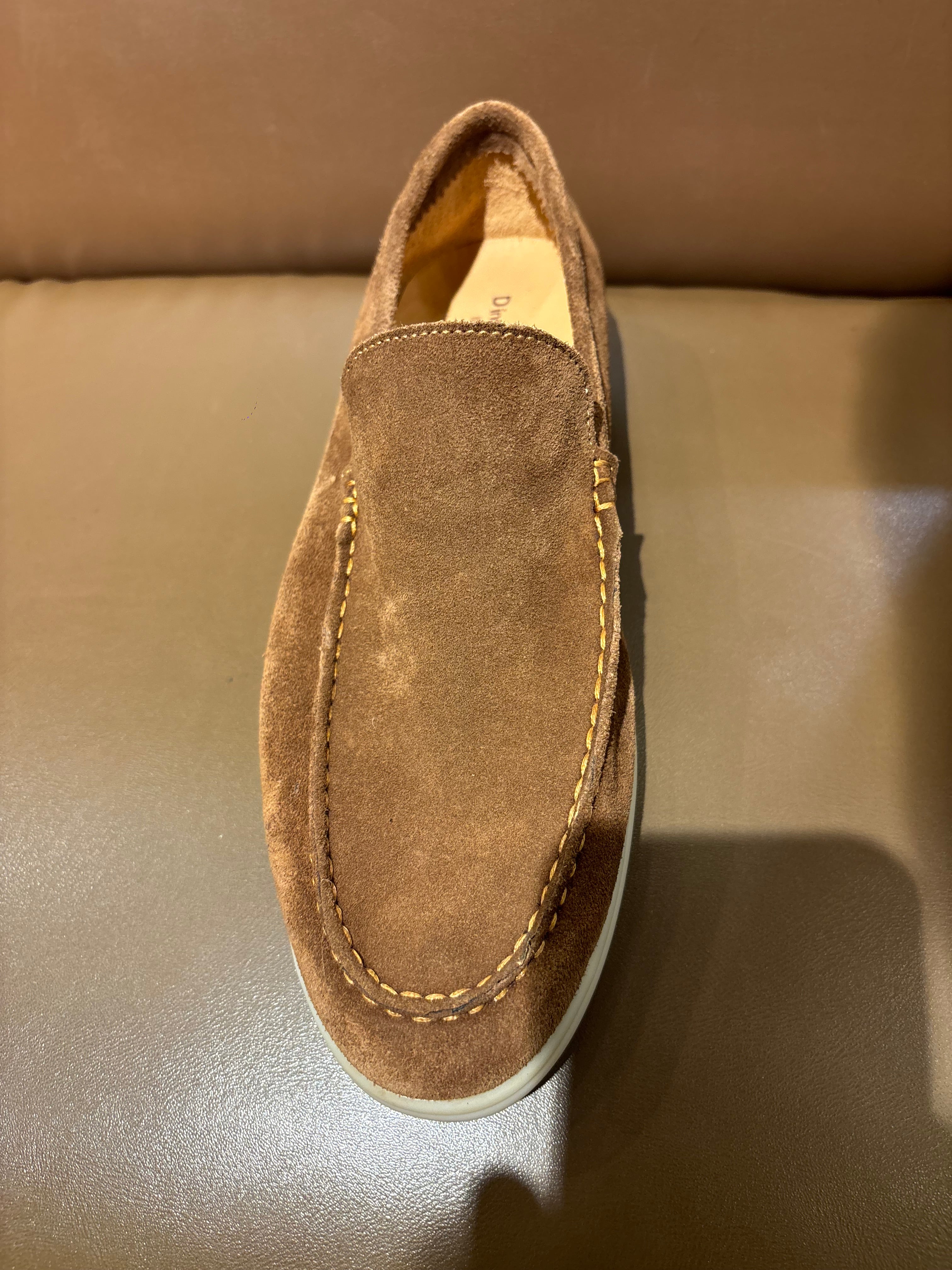 Alonso Premium Suede Leather Slip-On Loafers