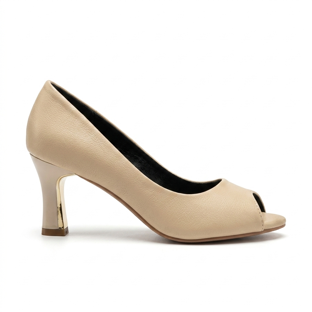 Opera Peep Toe Pencil Heels