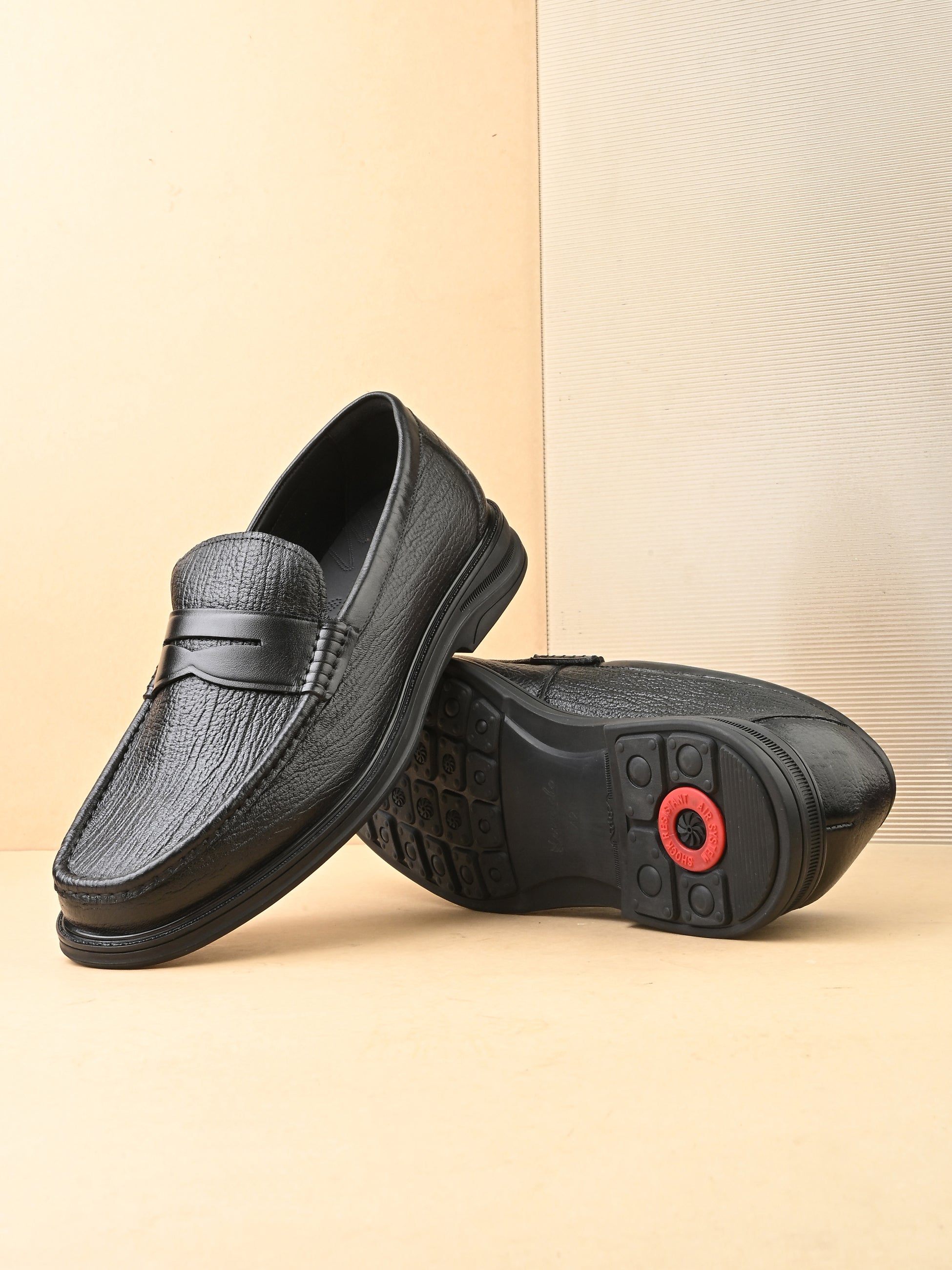 Cortel Luxury Leather Formal Loafers - The Heels India