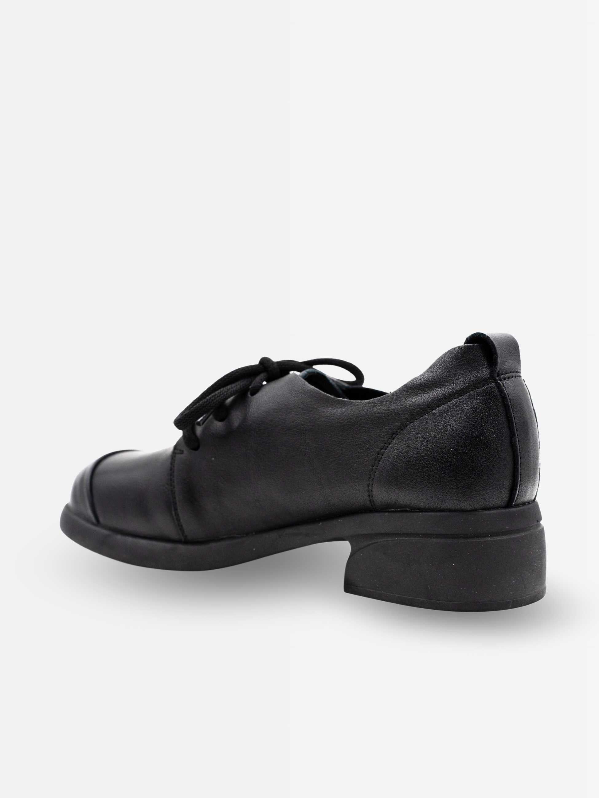 Elle Leather Ankle Derby Shoes