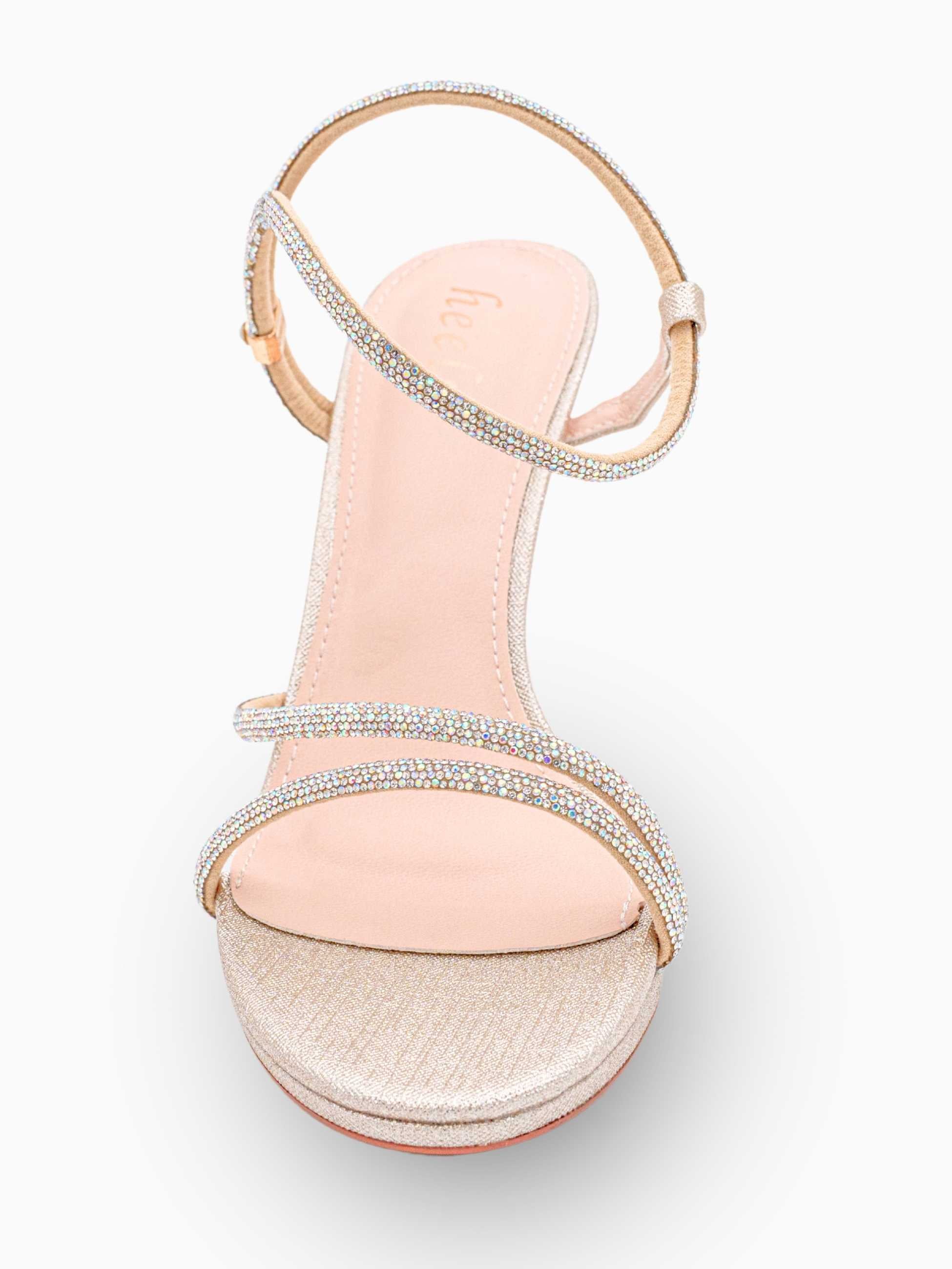 Zara Bling Strappy Pencil Heels