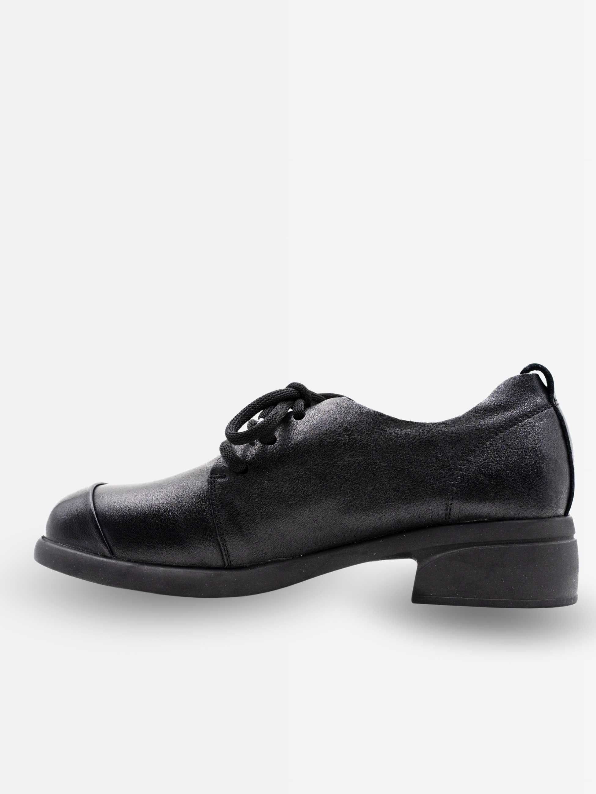 Elle Leather Ankle Derby Shoes