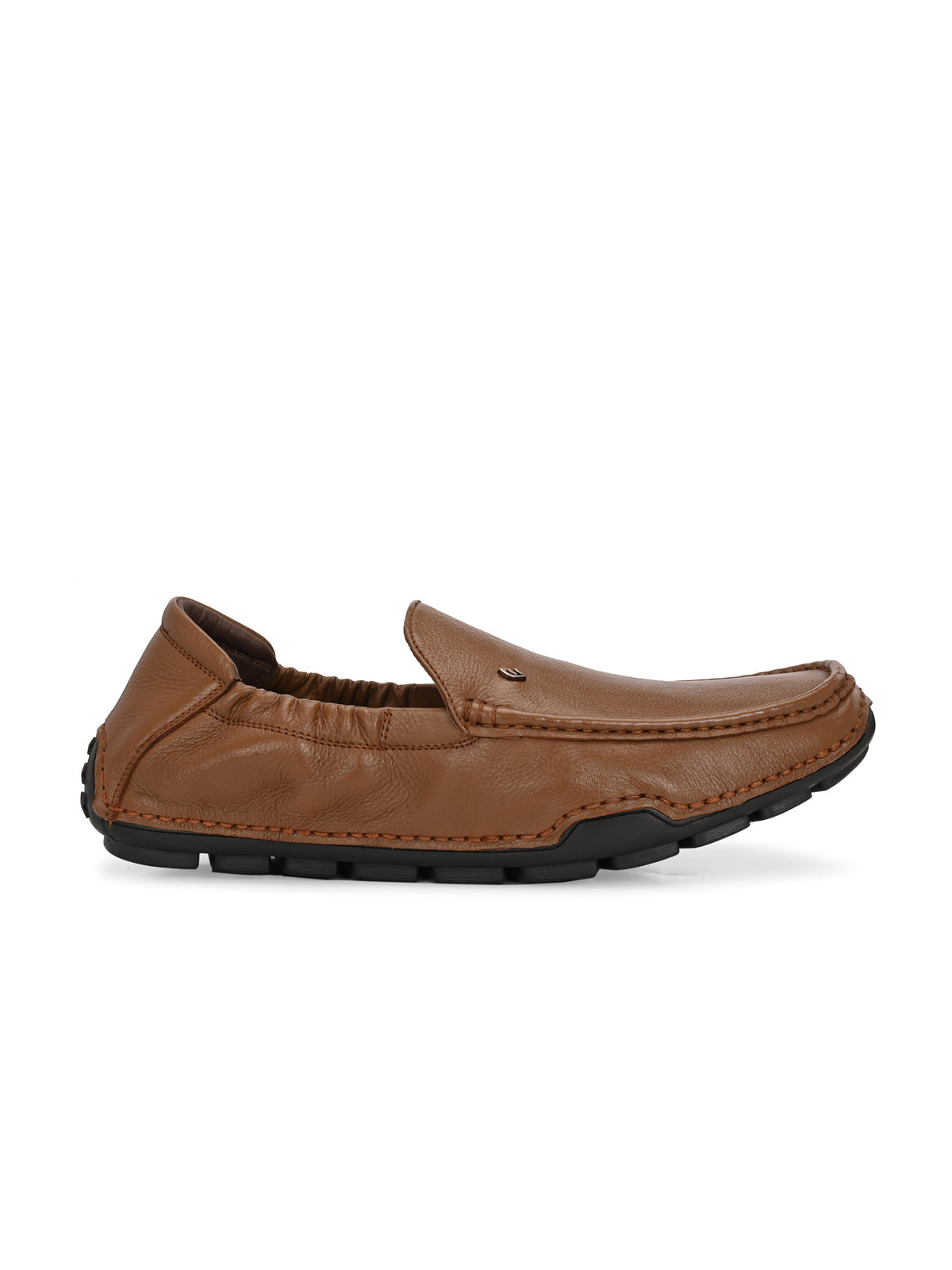 Clyde Leather Back Elastic Cushioned Loafers - The Heels India