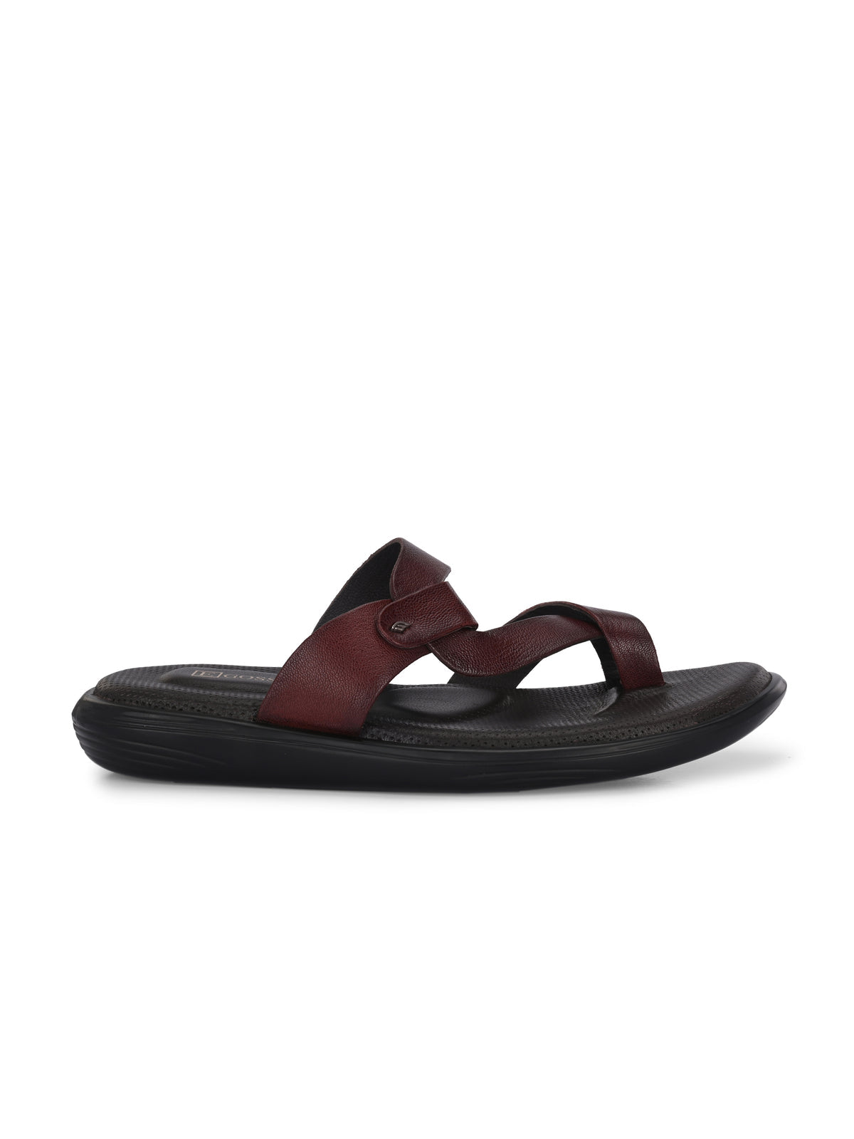 Cleo Cushion Leather Thumb Slippers - The Heels India
