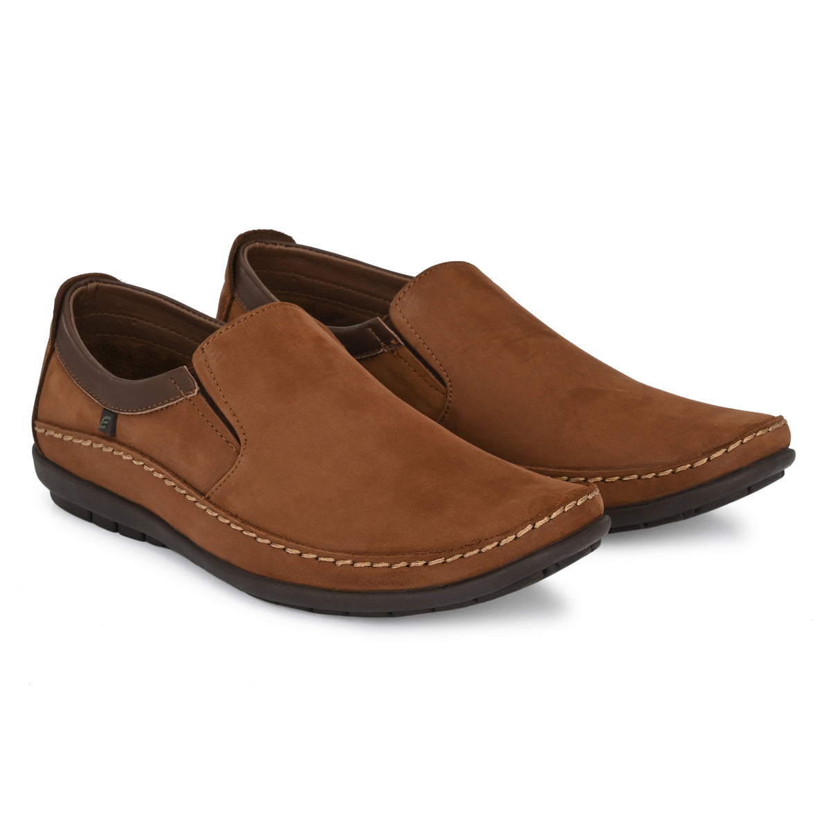 Sienna Leather Casual Slip-On Shoes - The Heels India
