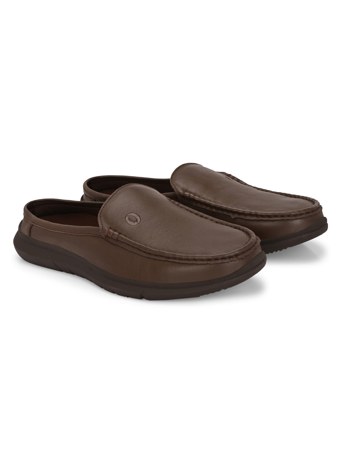 Zero Gravity Leather Slip-On Mules - The Heels India