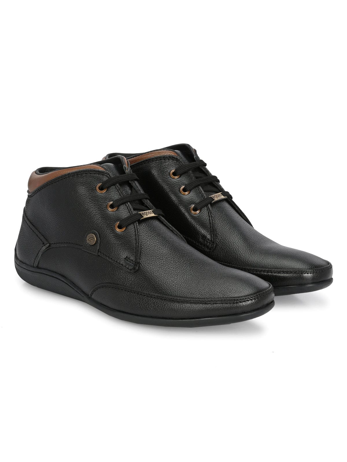 Zenma Leather Casual Lace Boots