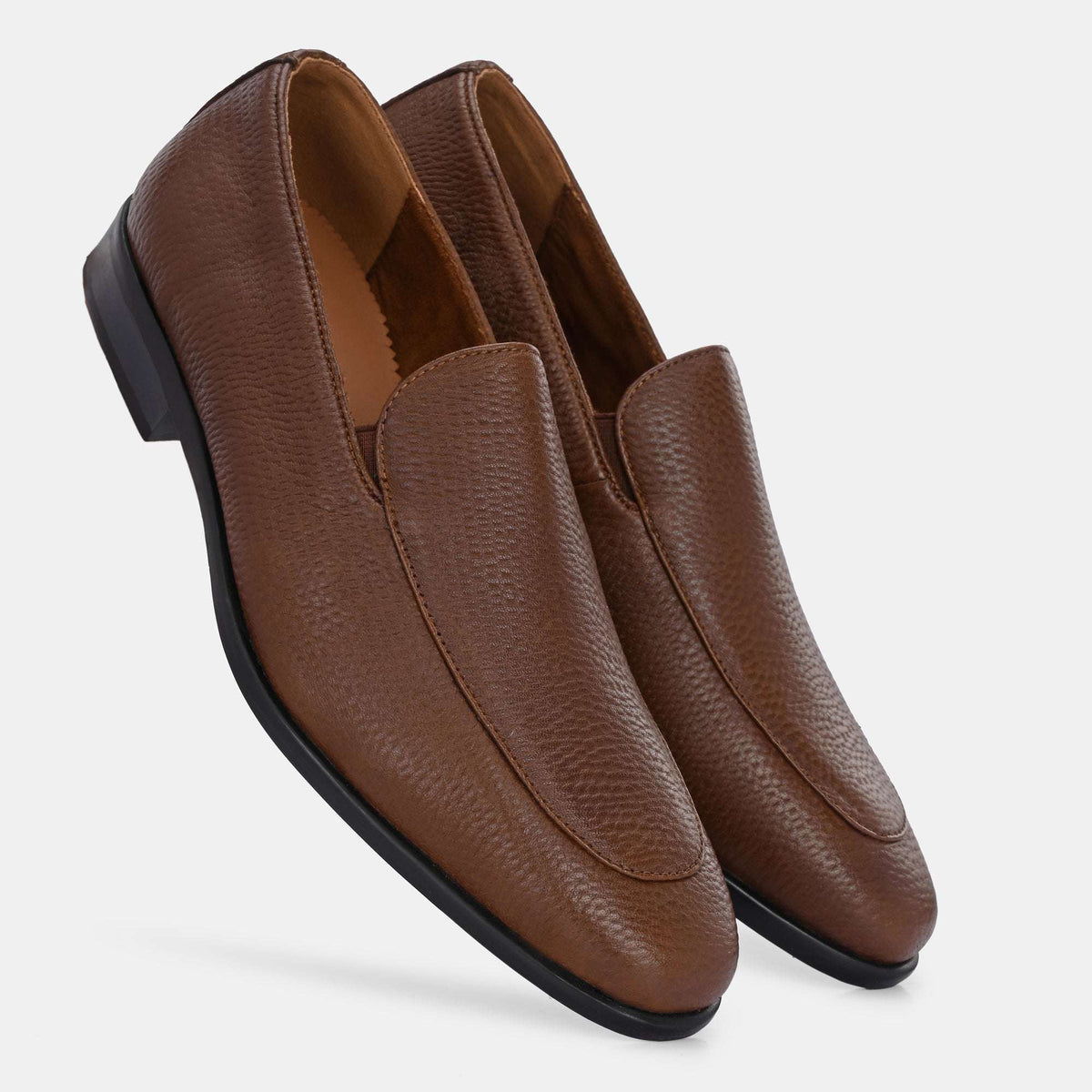 Ethan Pashmina Leather Penny Loafers - The Heels India