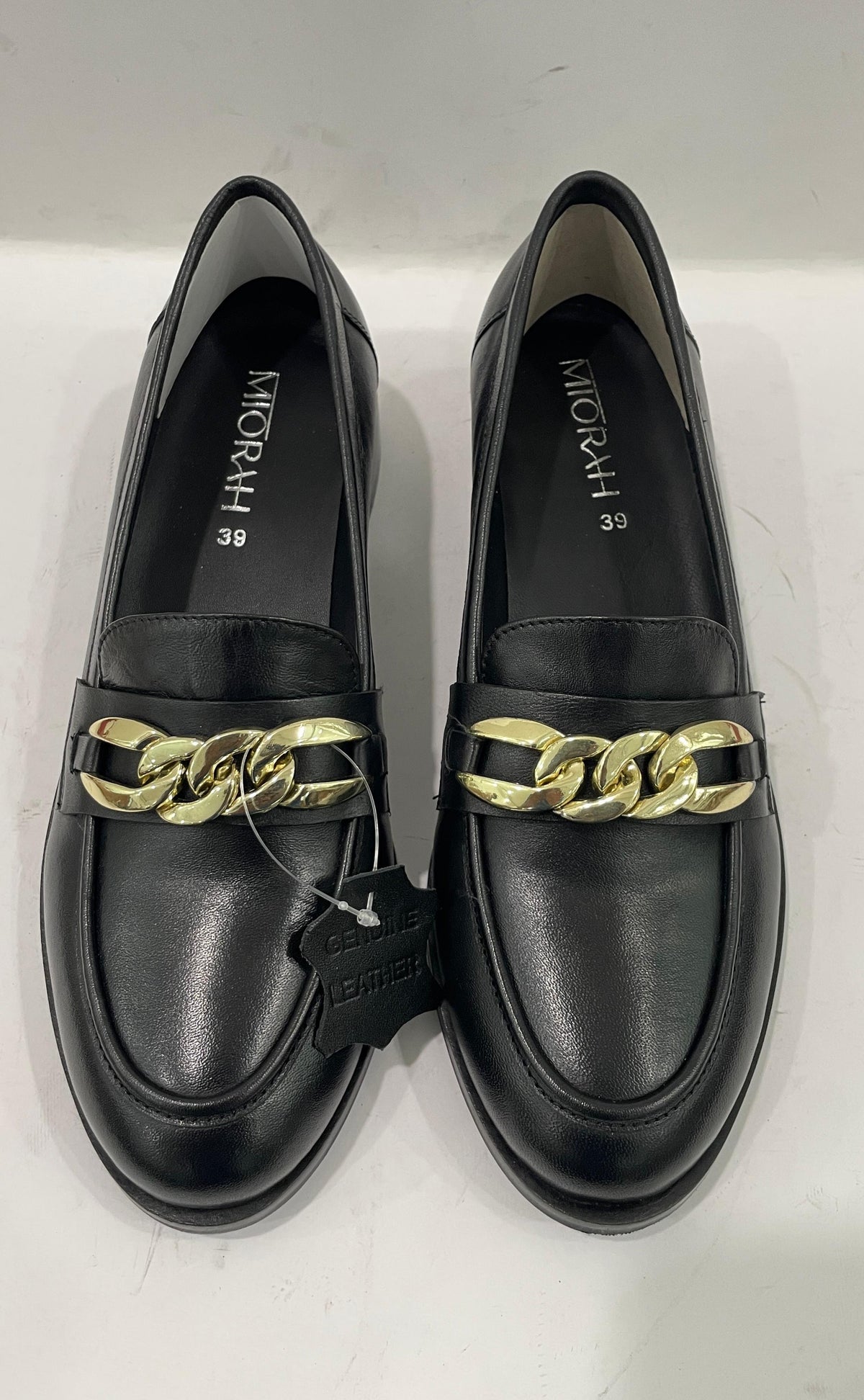 NORA Premium Leather Mid Heel Formal Loafers