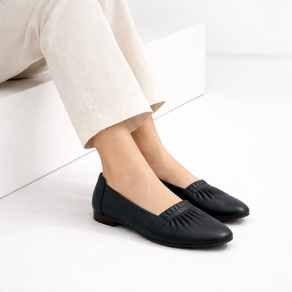 Linda Premium Leather Comfort Ballerinas - The Heels India