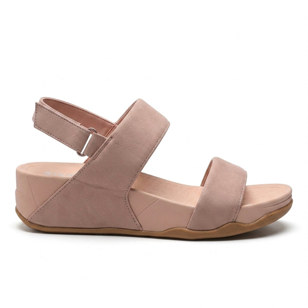 Raya Back Velcro Wedge Comfort Summer Sandals